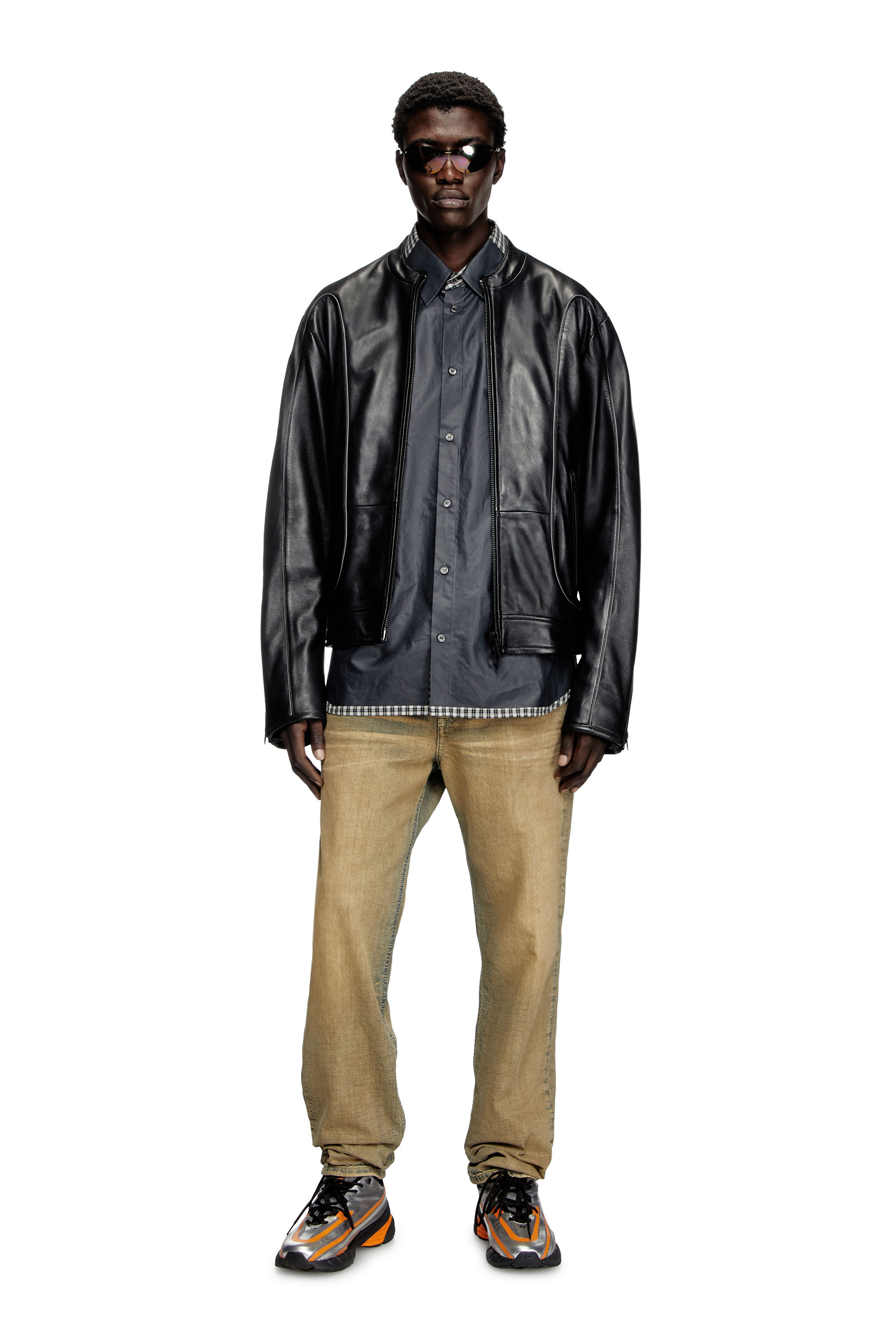 leather collar work jacket Lサイズ Leather Collar Work Jacket | Supreme 20fw