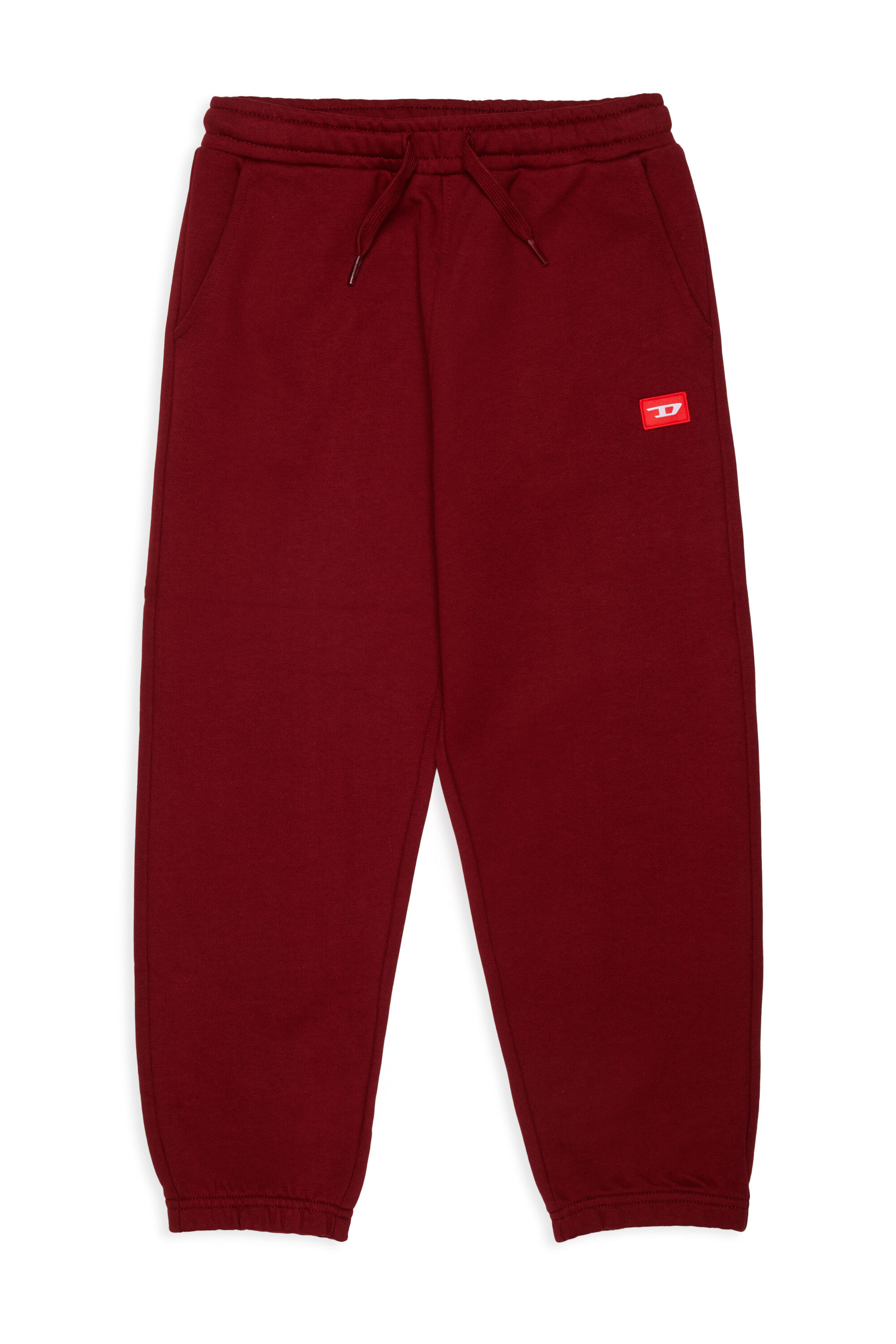 Diesel - PXGIN, Unisex's Cotton pants with side pockets in Red - 1