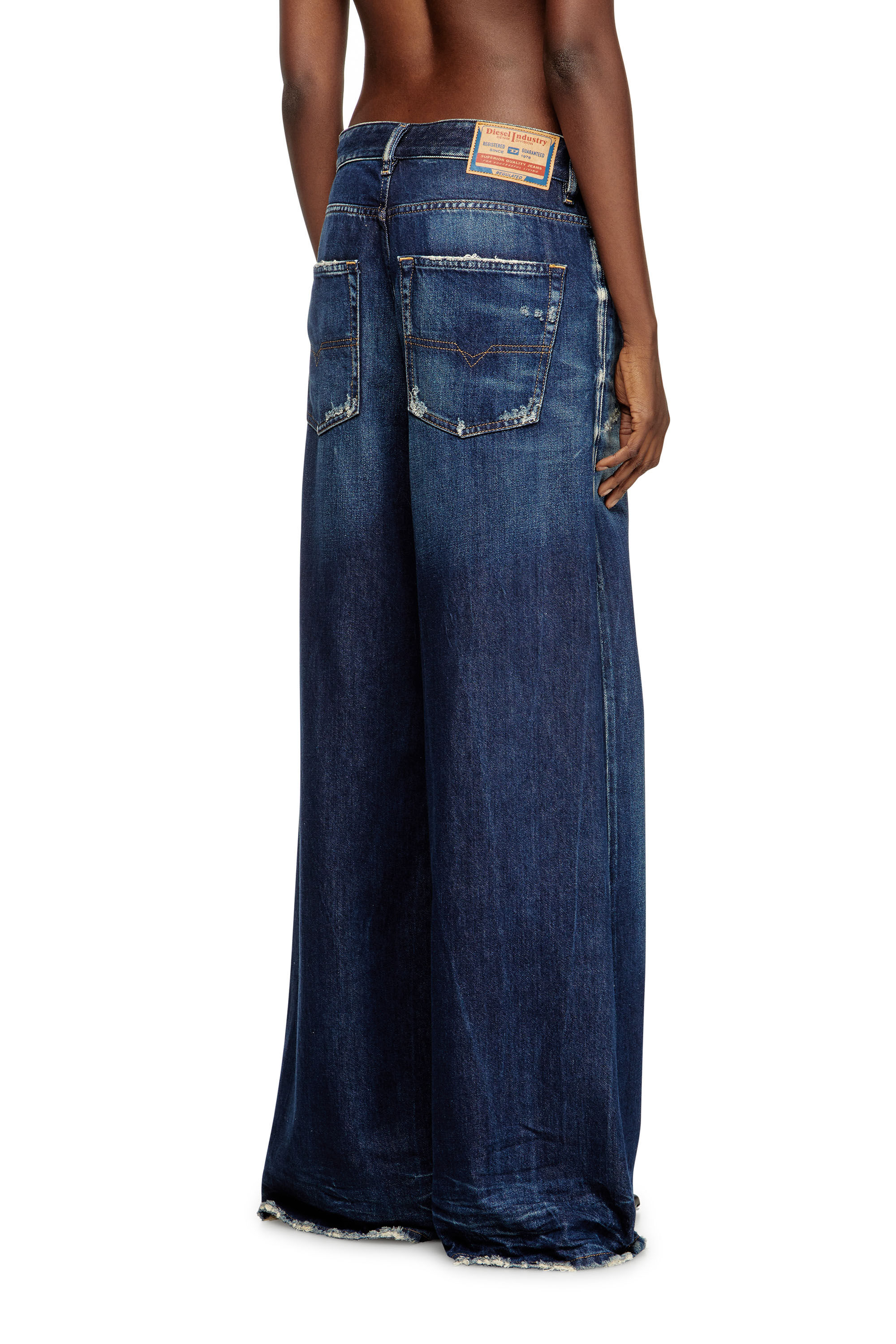 Women's Relaxed Jeans | Dark Blue | Diesel 1996 D-Sire