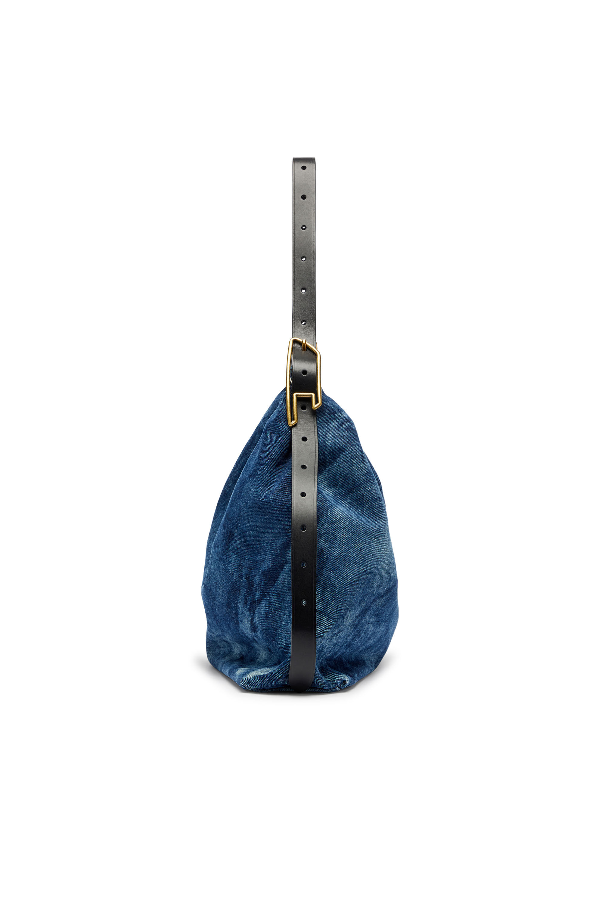 DIESEL デニムブルー ボディバッグ Women's D-Line-Denim hobo bag | Blue | Diesel