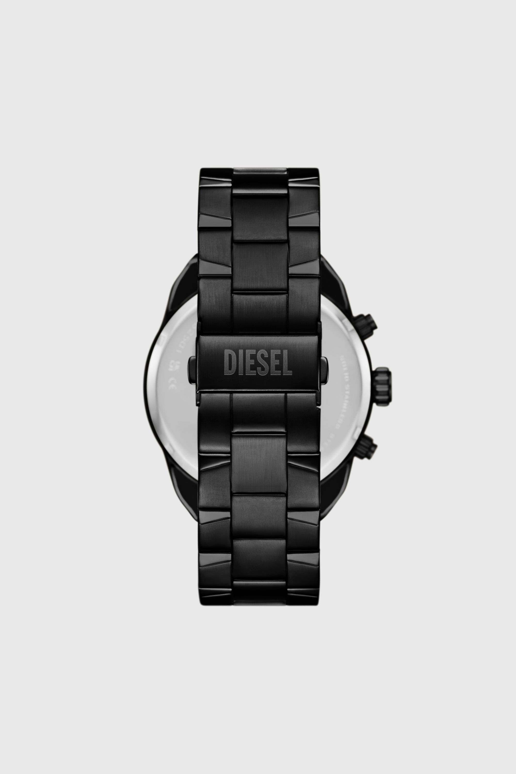 DIESEL時計 Men's Spiked black stainless steel watch | Black | Diesel TR