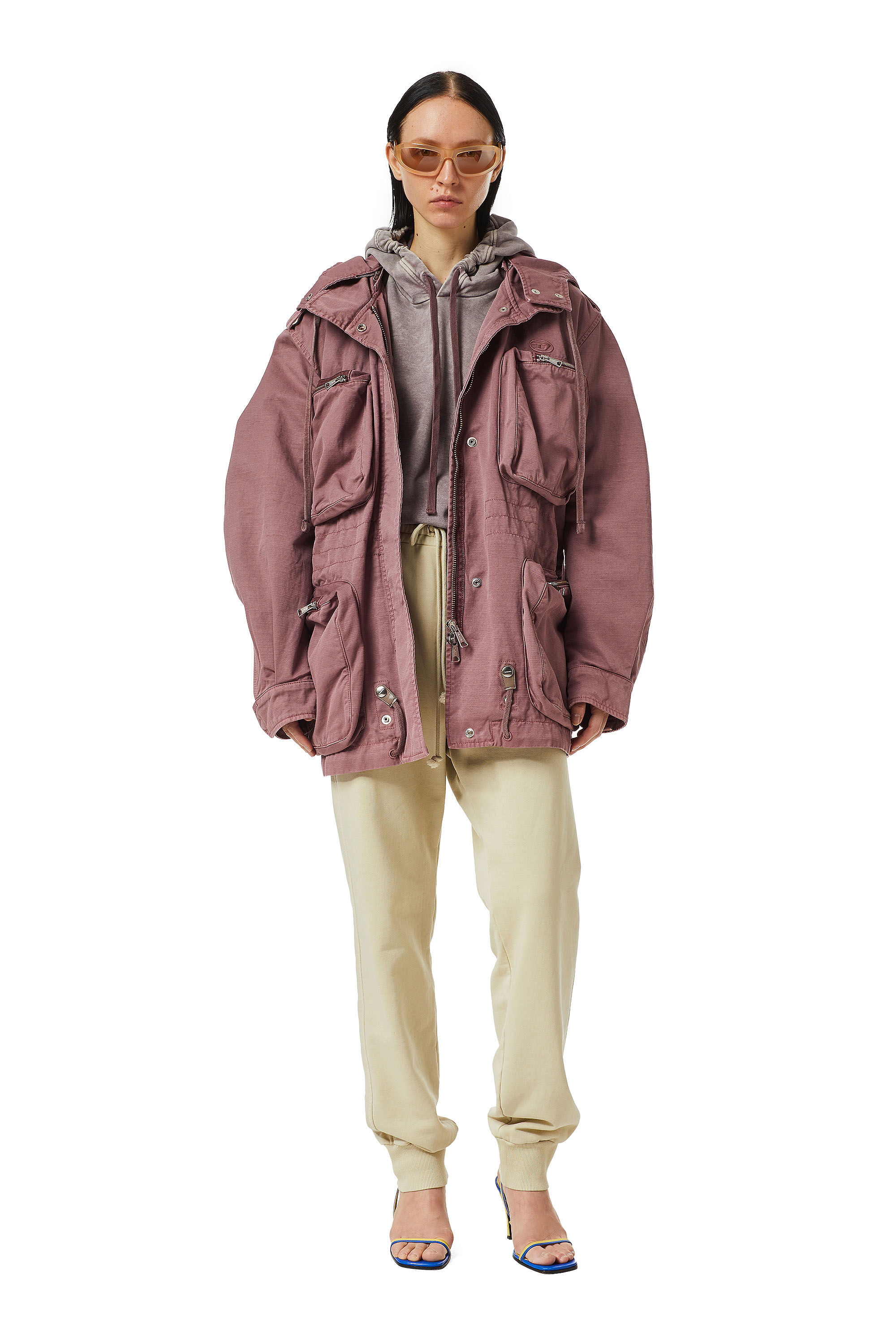 diesel pink jacket