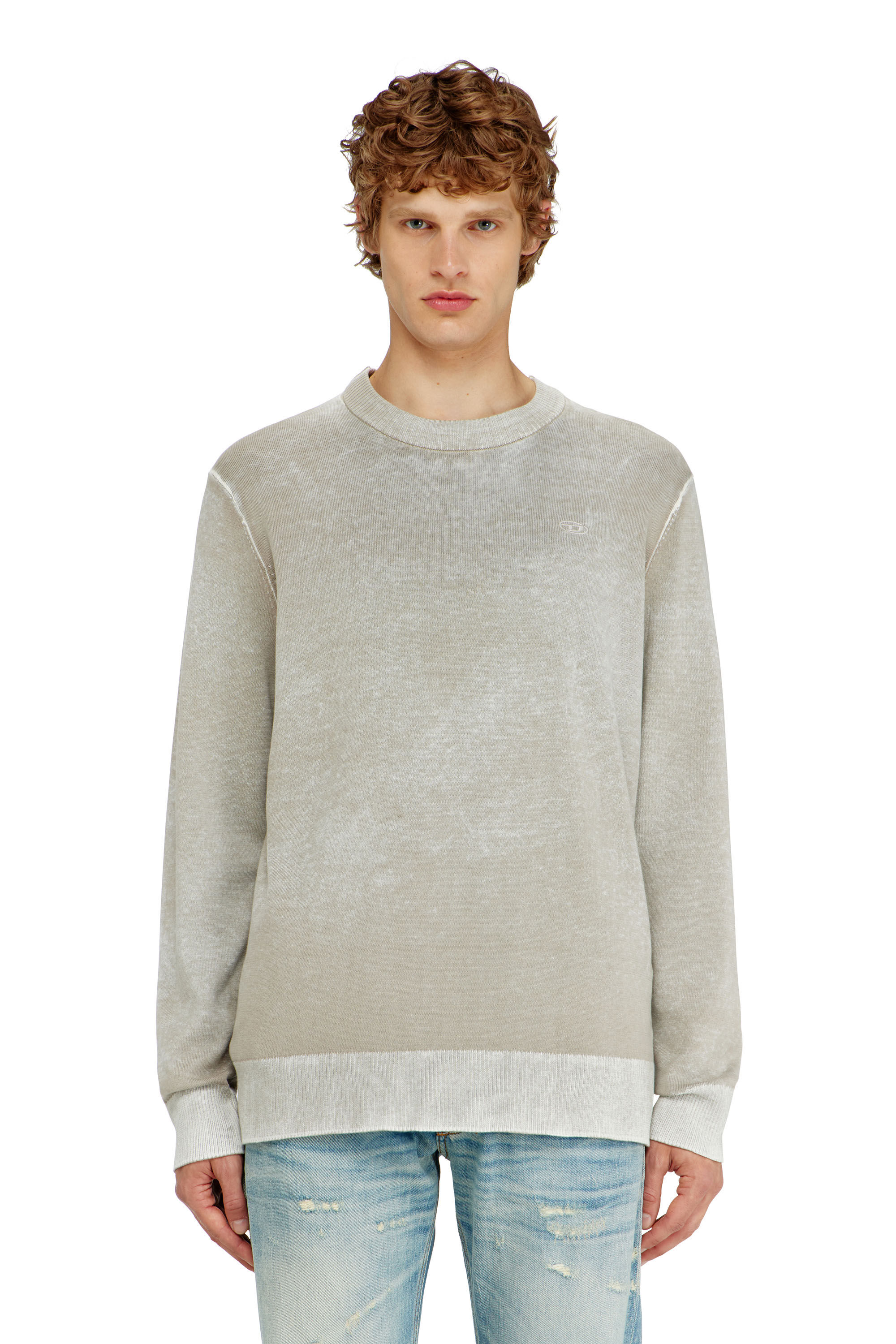 Diesel - K-LAURENT, Man's Jumper with faded reverse print in null - 3