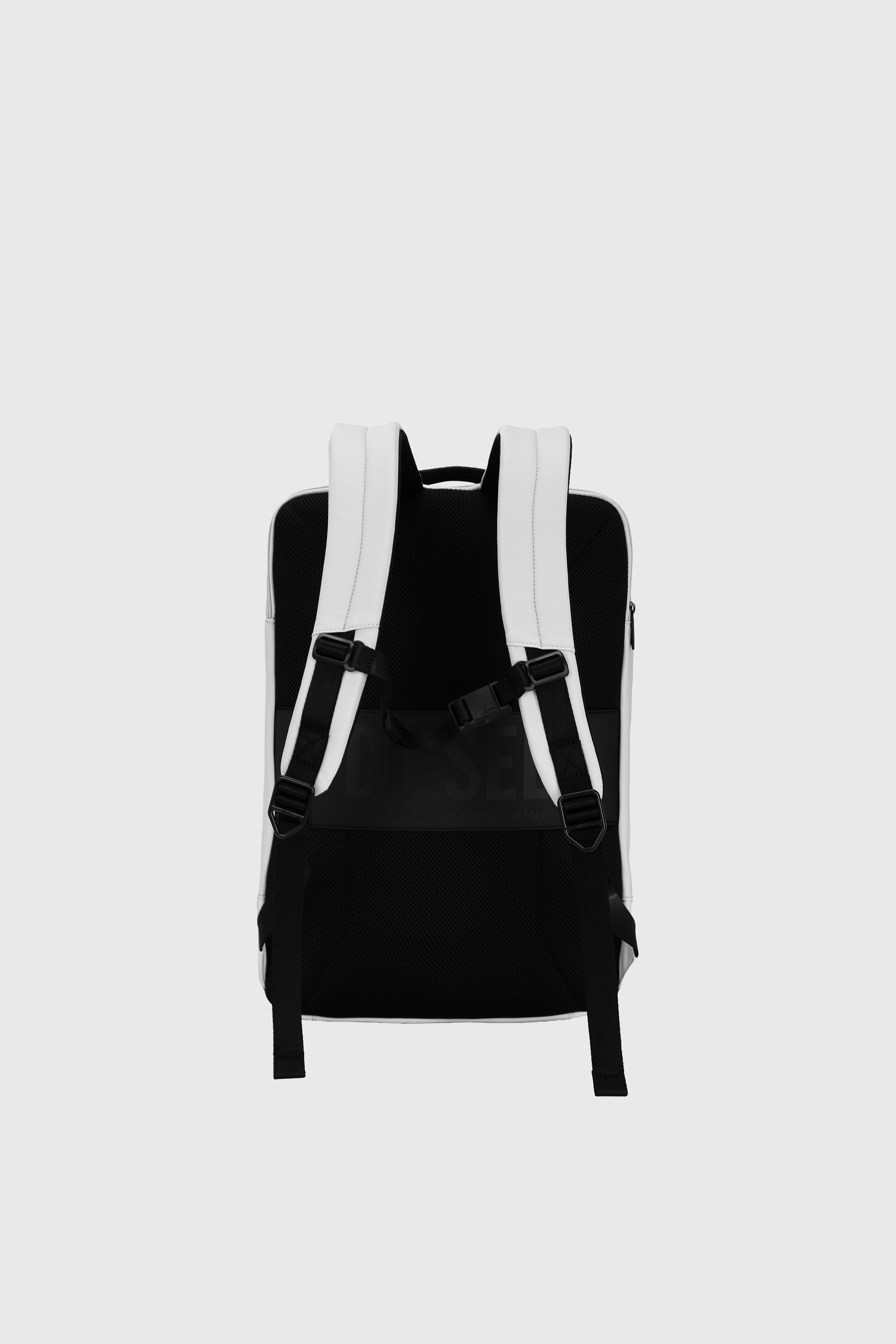 Diesel - DIESEL PC STRONG IMAGE BACKPACK- DSB005, Unisex's Rugged travel backpack in Silver - 2