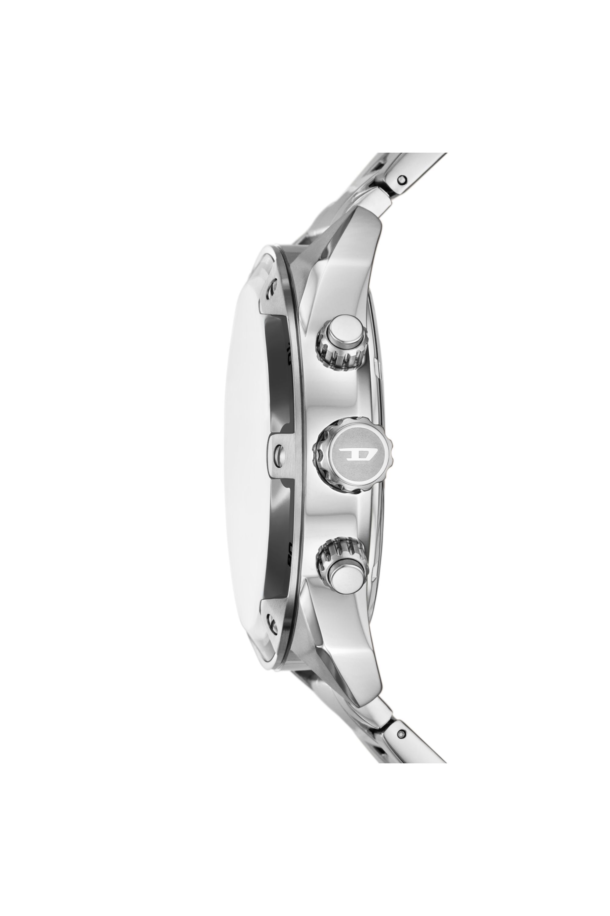 Men's Diesel Spiked Chronograph Stainless Steel Watch | Silver