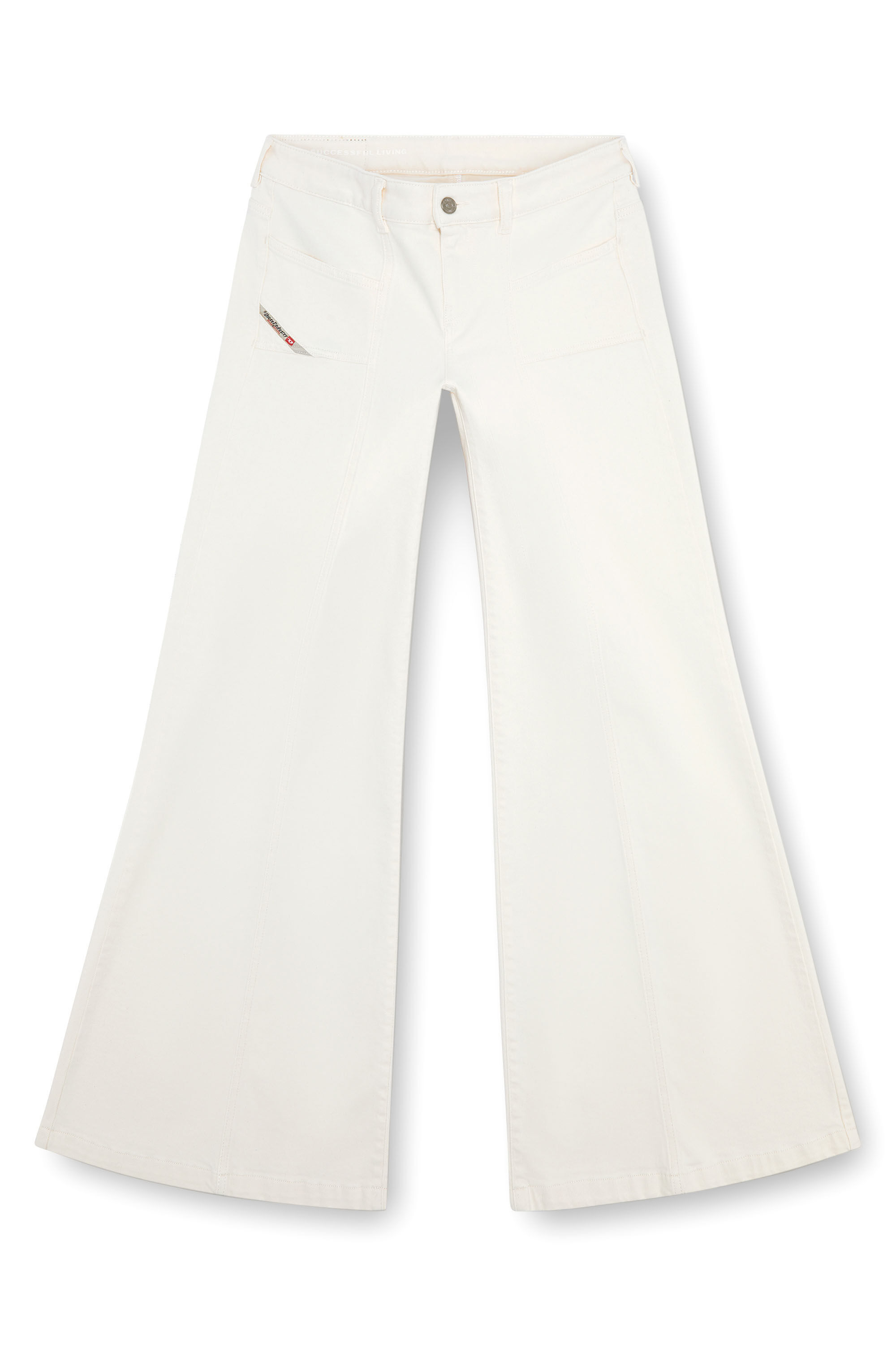 D-Akii Bootcut and Flare Jeans | White | Diesel