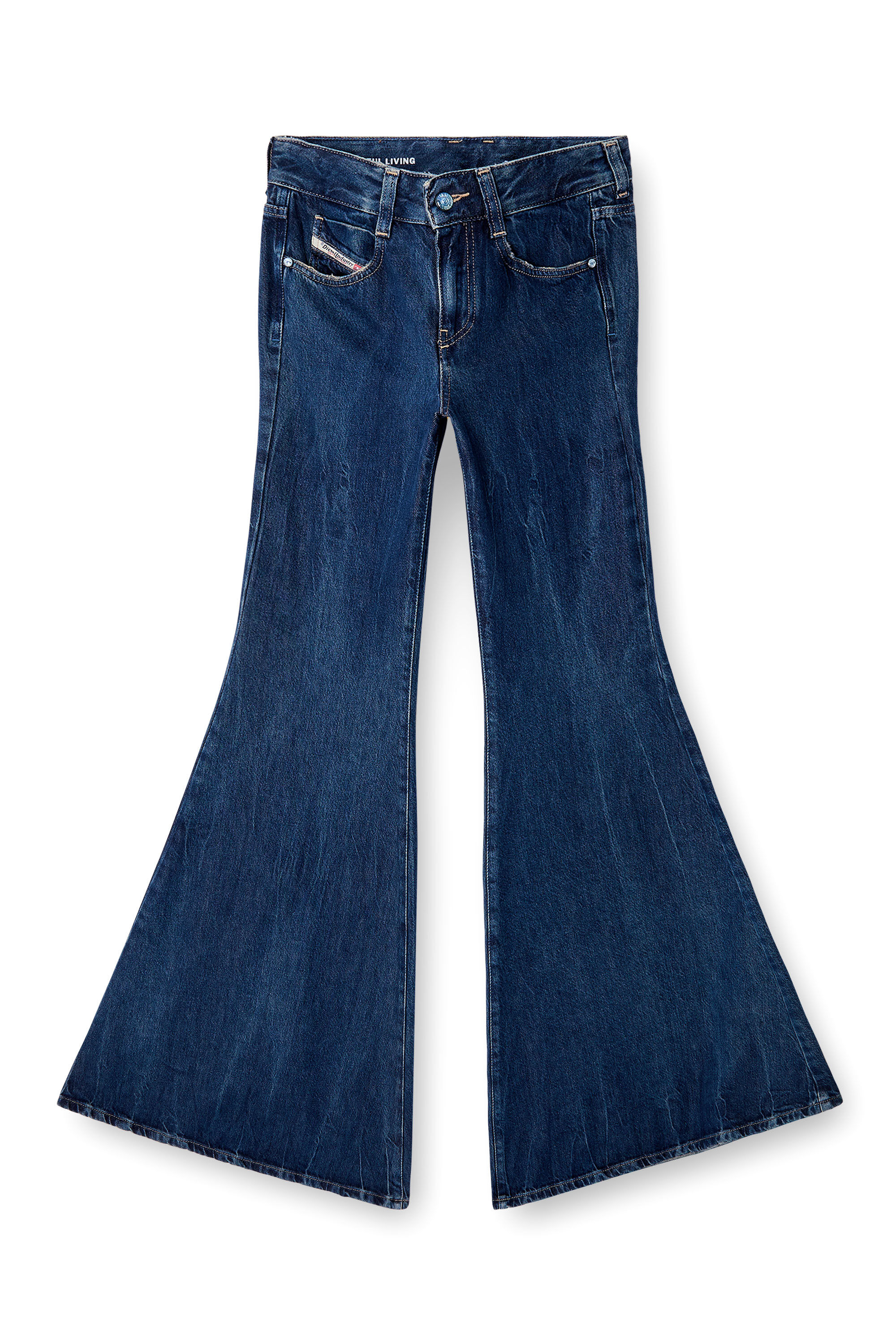 Women's Flare Jeans | Medium blue | Diesel 1970 D-Bleess