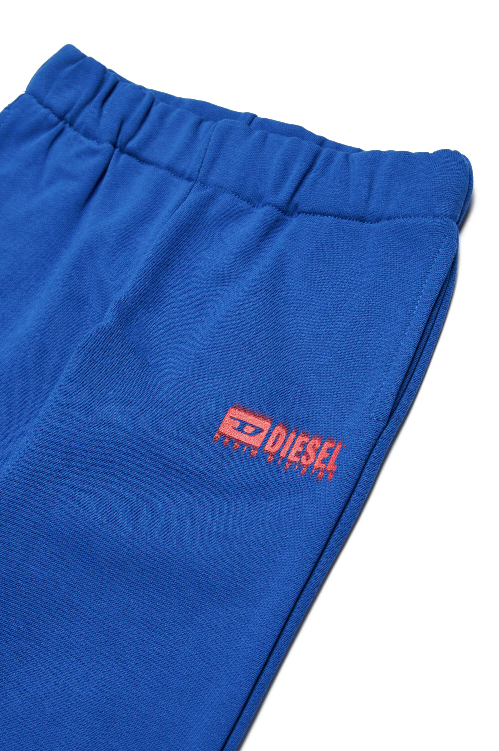 Diesel - PBASEB, Unisex's Sweatpants with smudged logo in Blue - 3