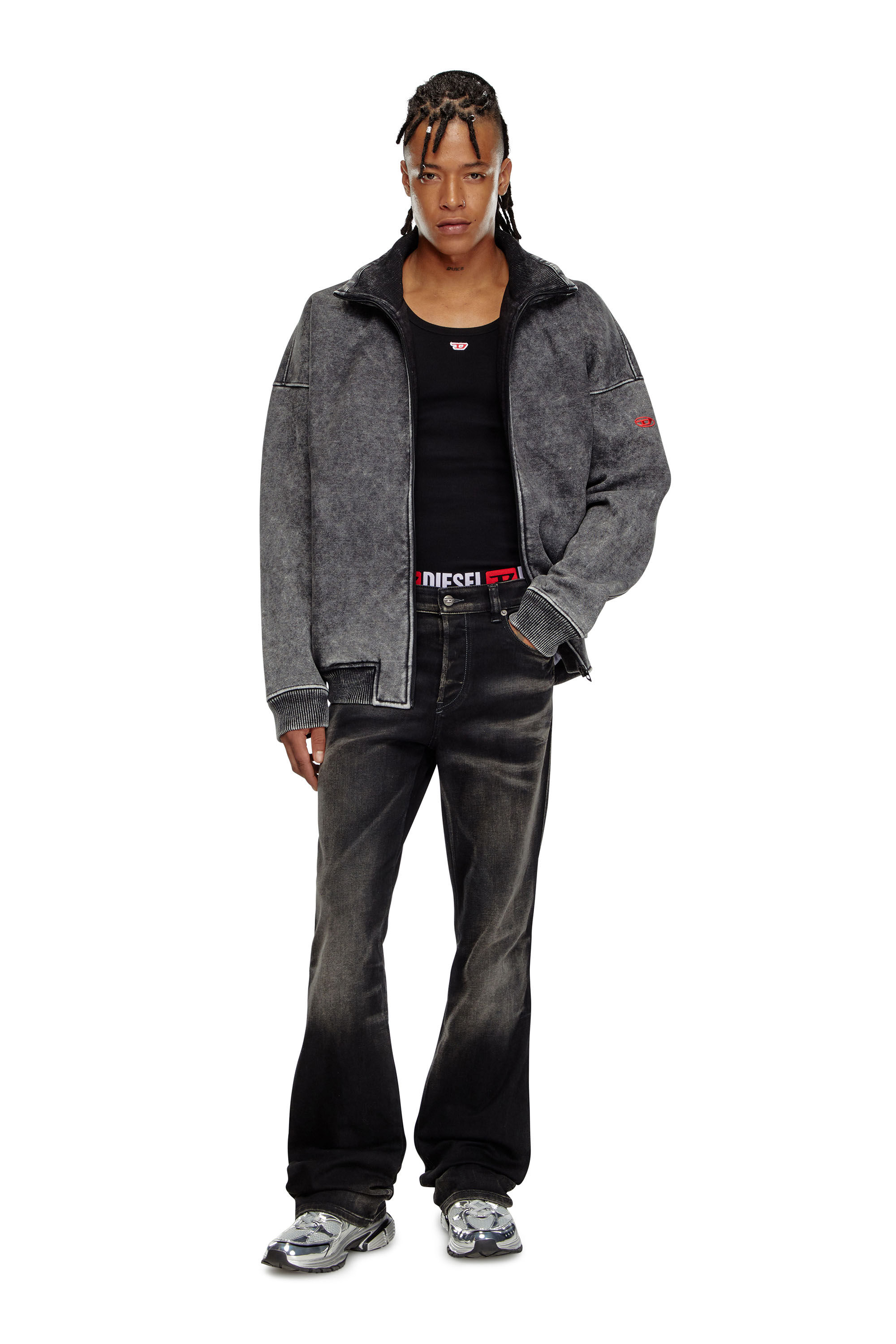 Men's Bootcut Jeans | Black/Dark grey | Diesel 1998 D-Buck