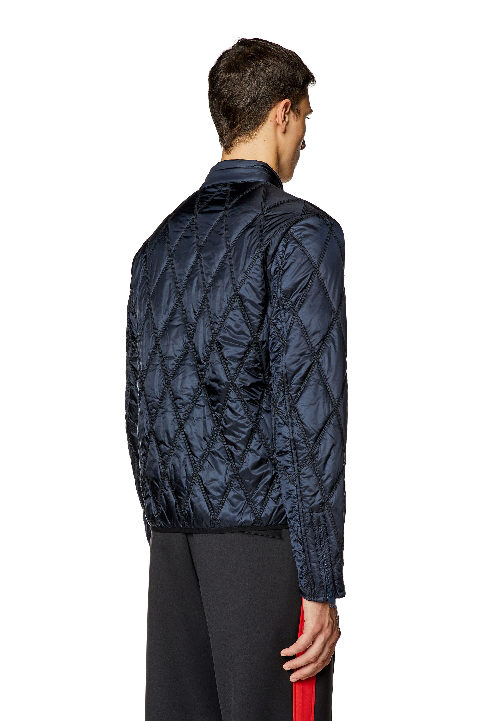 Men s Mock neck jacket in quilted nylon J NIEL Diesel