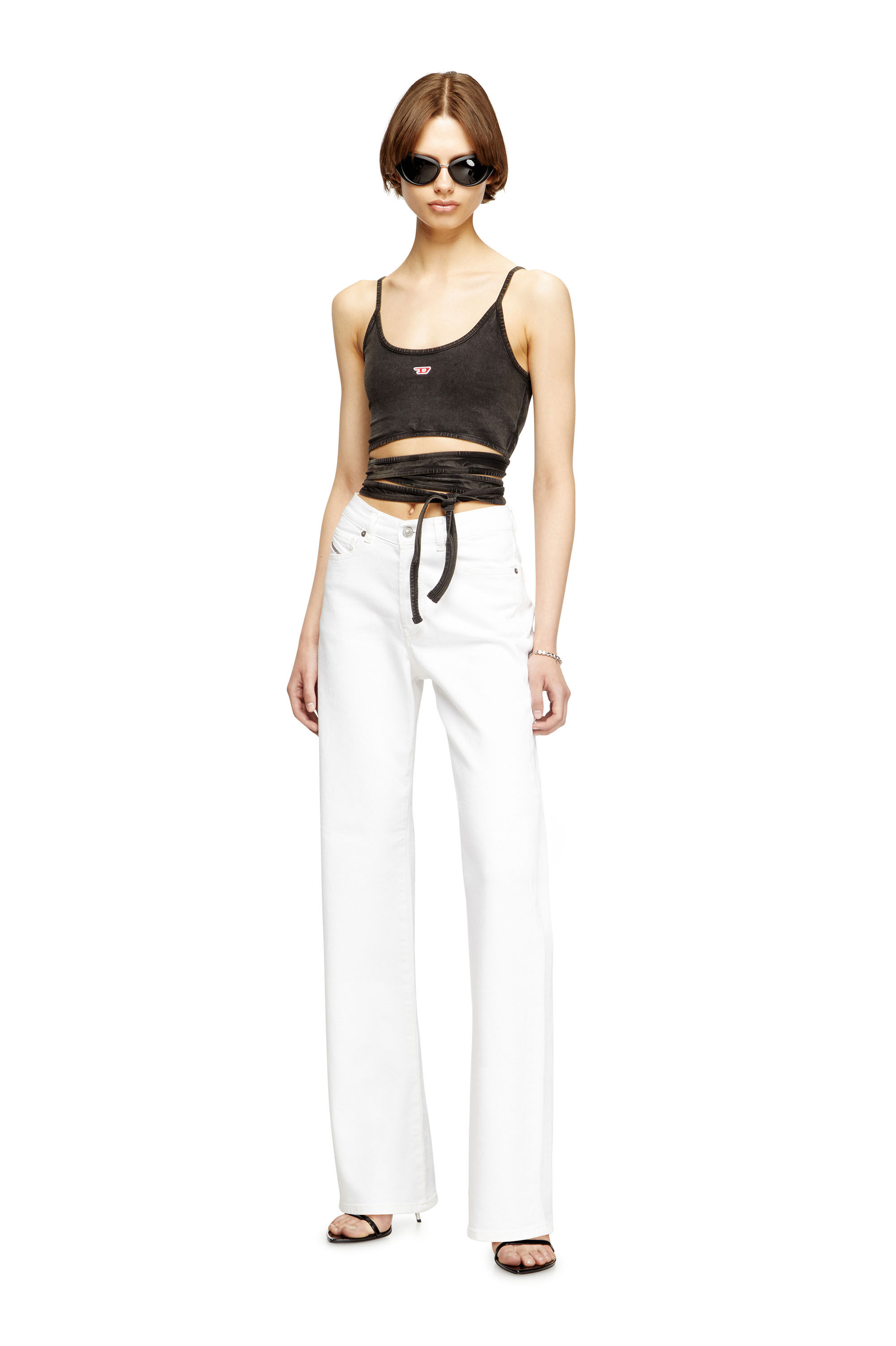 Women's Regular Jeans | High Waist 1971 D-Sent | White | Diesel