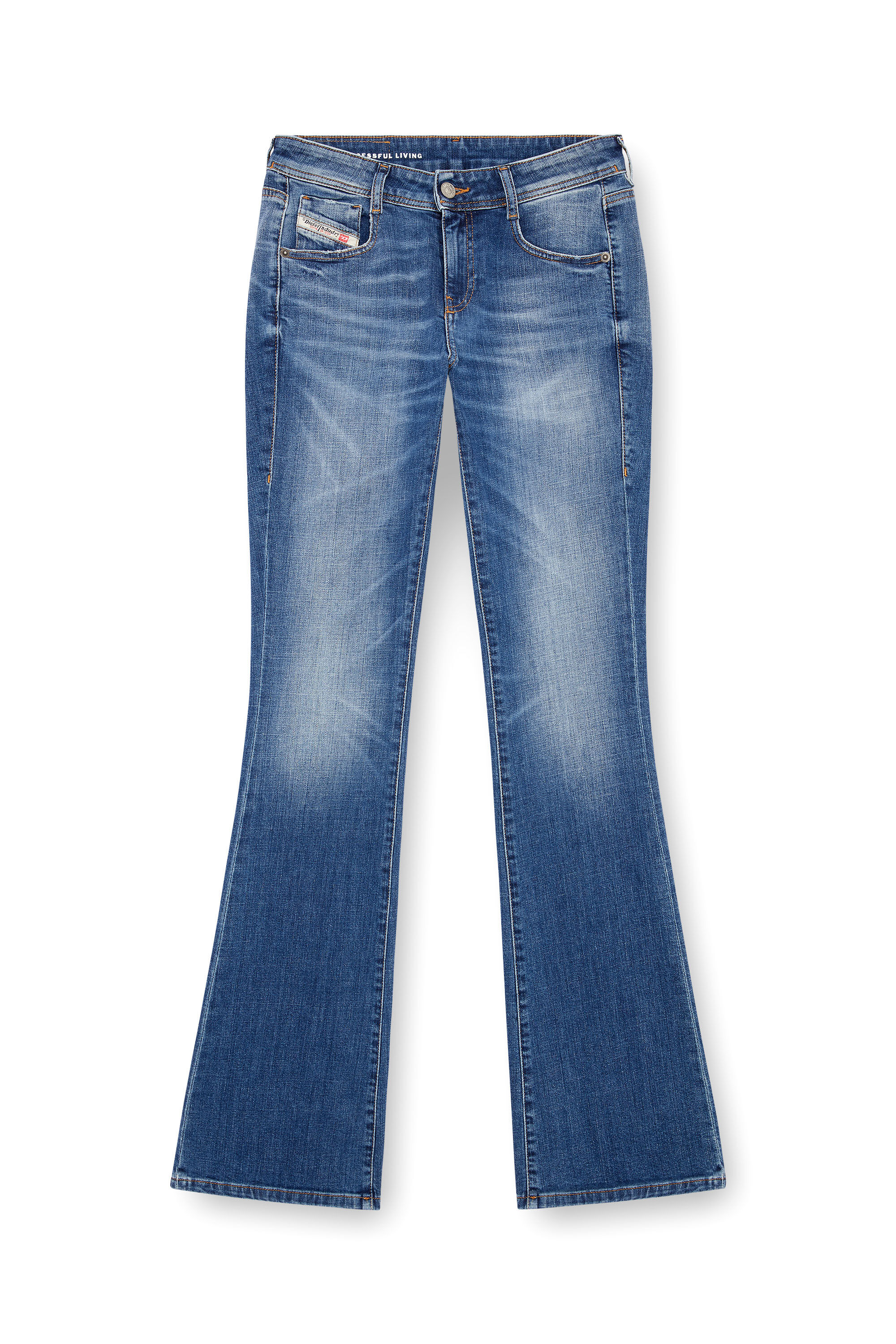 soor ploom retro jean denim　3y(98cm) Soor Ploom - Retro Organic Cotton Jeans - Denim | Smallable