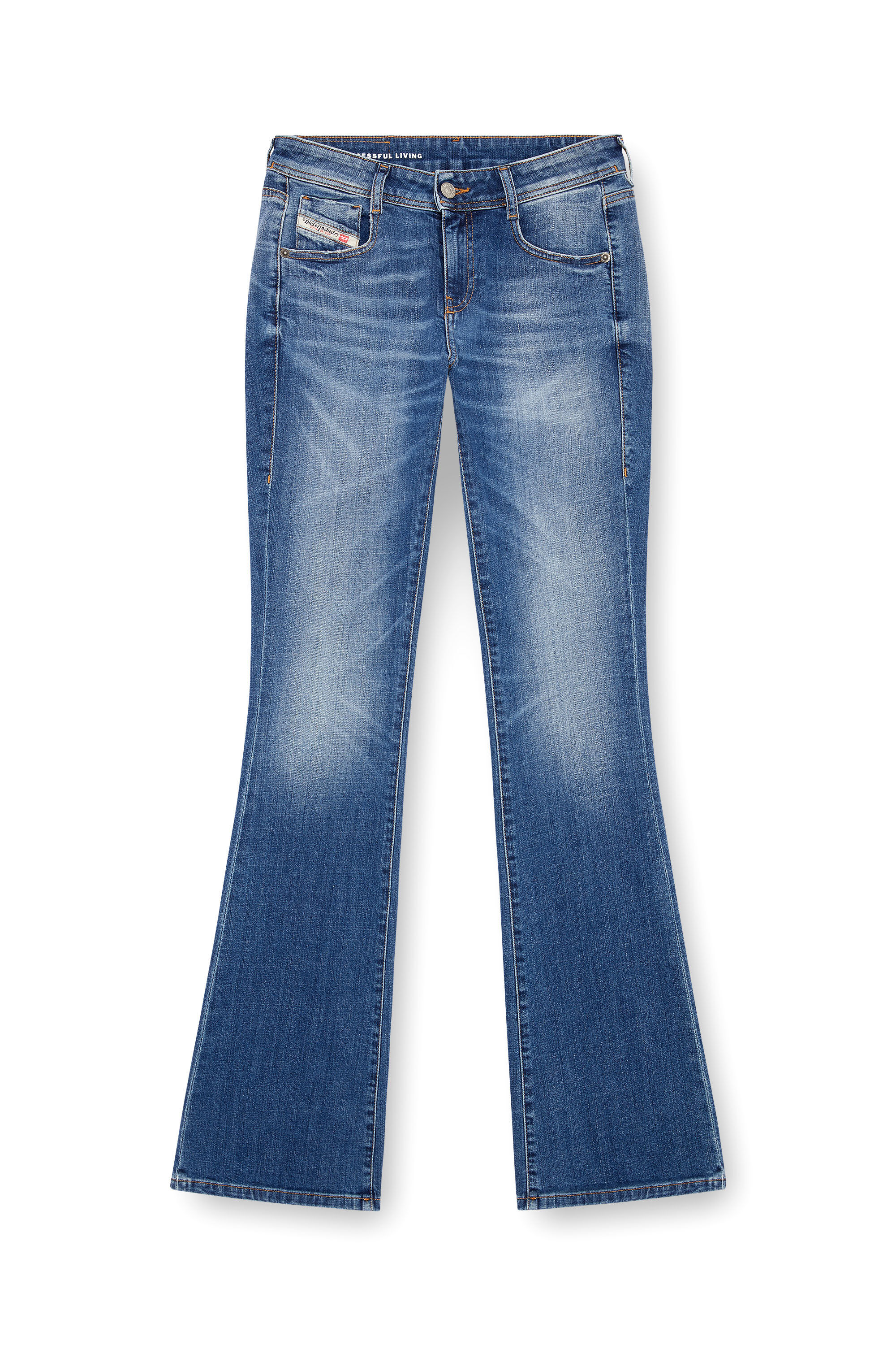 Diesel - Woman Bootcut and Flare Jeans 1969 D-Ebbey 09J33, Medium blue - Image 2
