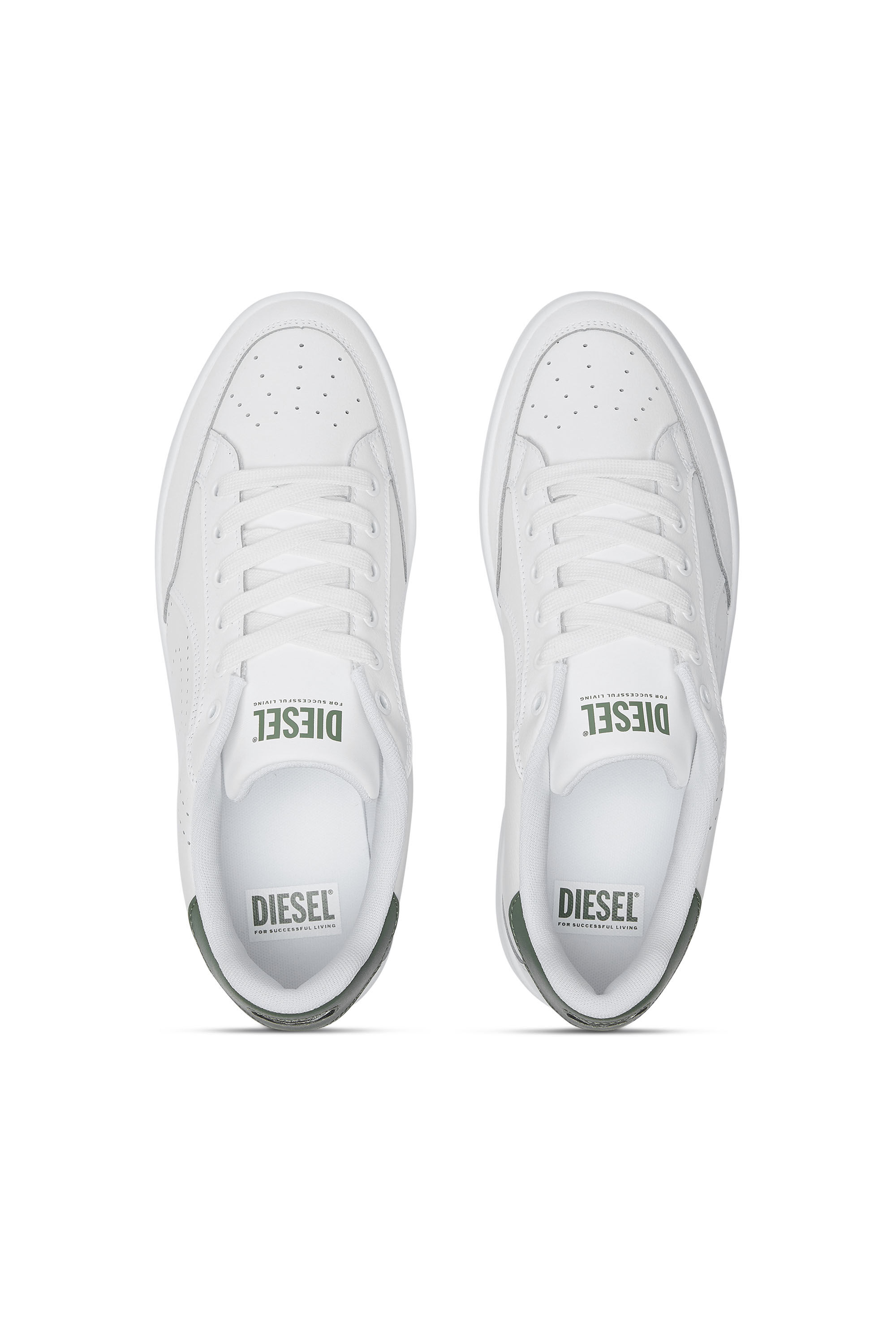 Men's S-Dakota-Leather sneakers with perforated logo