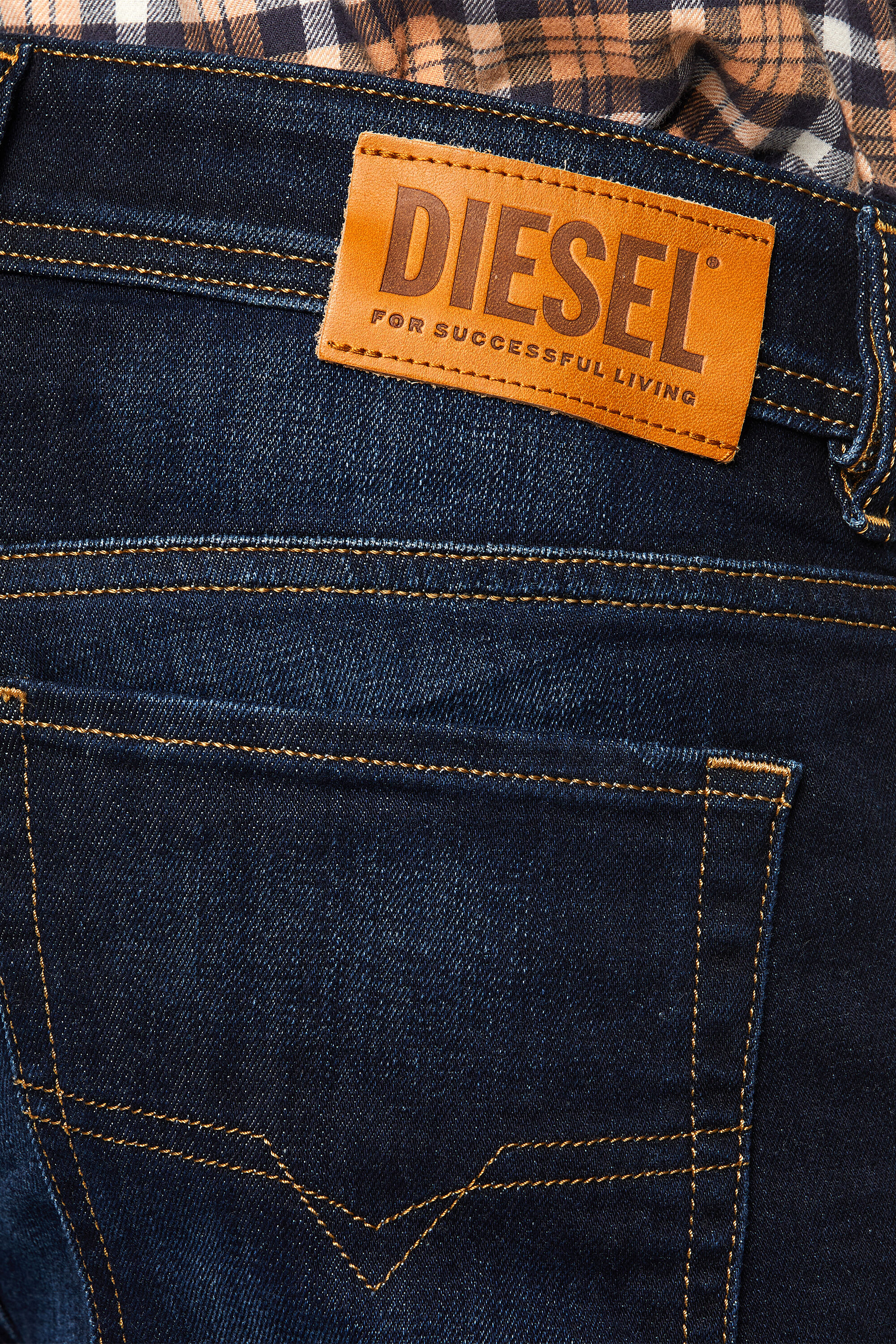 Sleenker 009EY Man: Skinny Dark blue Jeans | Diesel