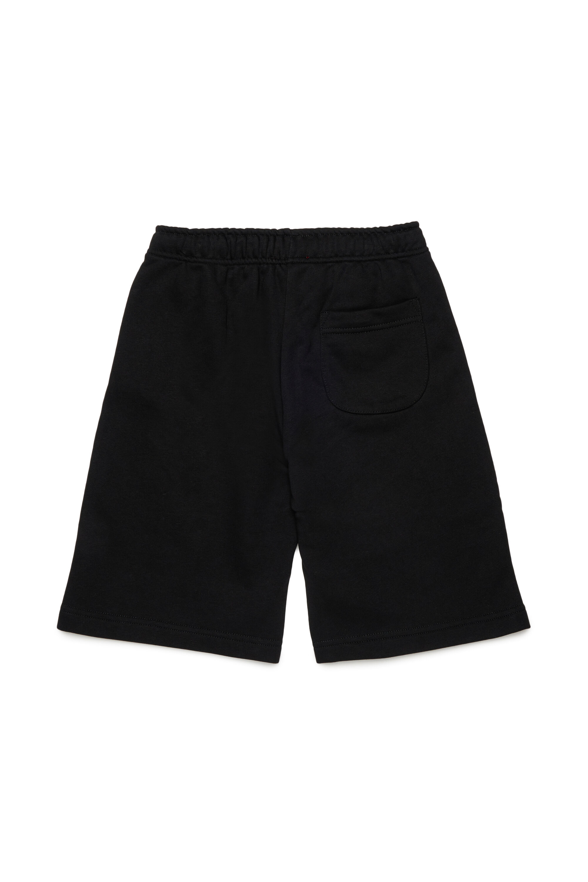 Diesel - PSVALE SHORT, Man's Cotton shorts with shadow logo in Black - 2