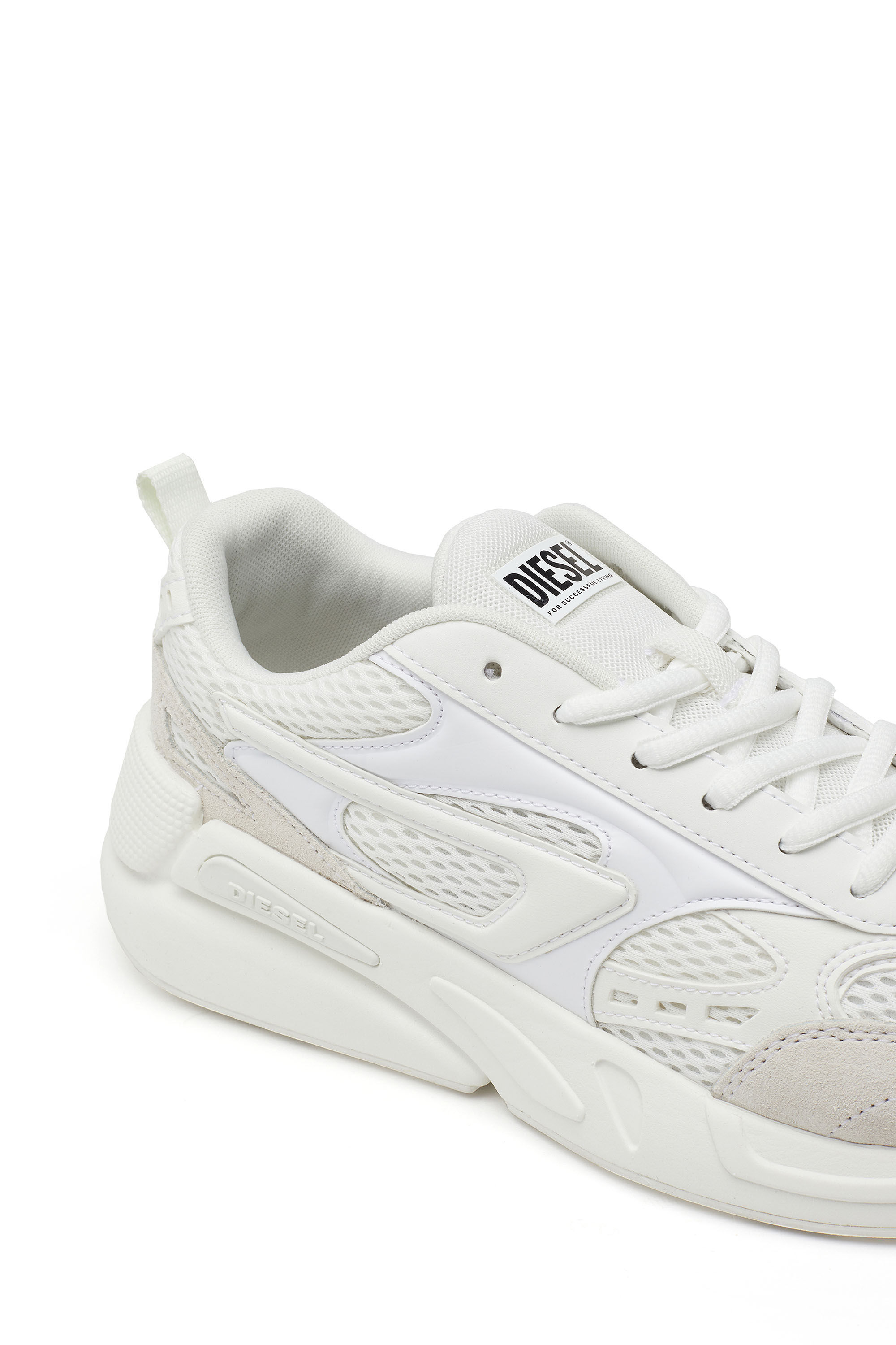 Sneakers in mesh and suede | White | Diesel