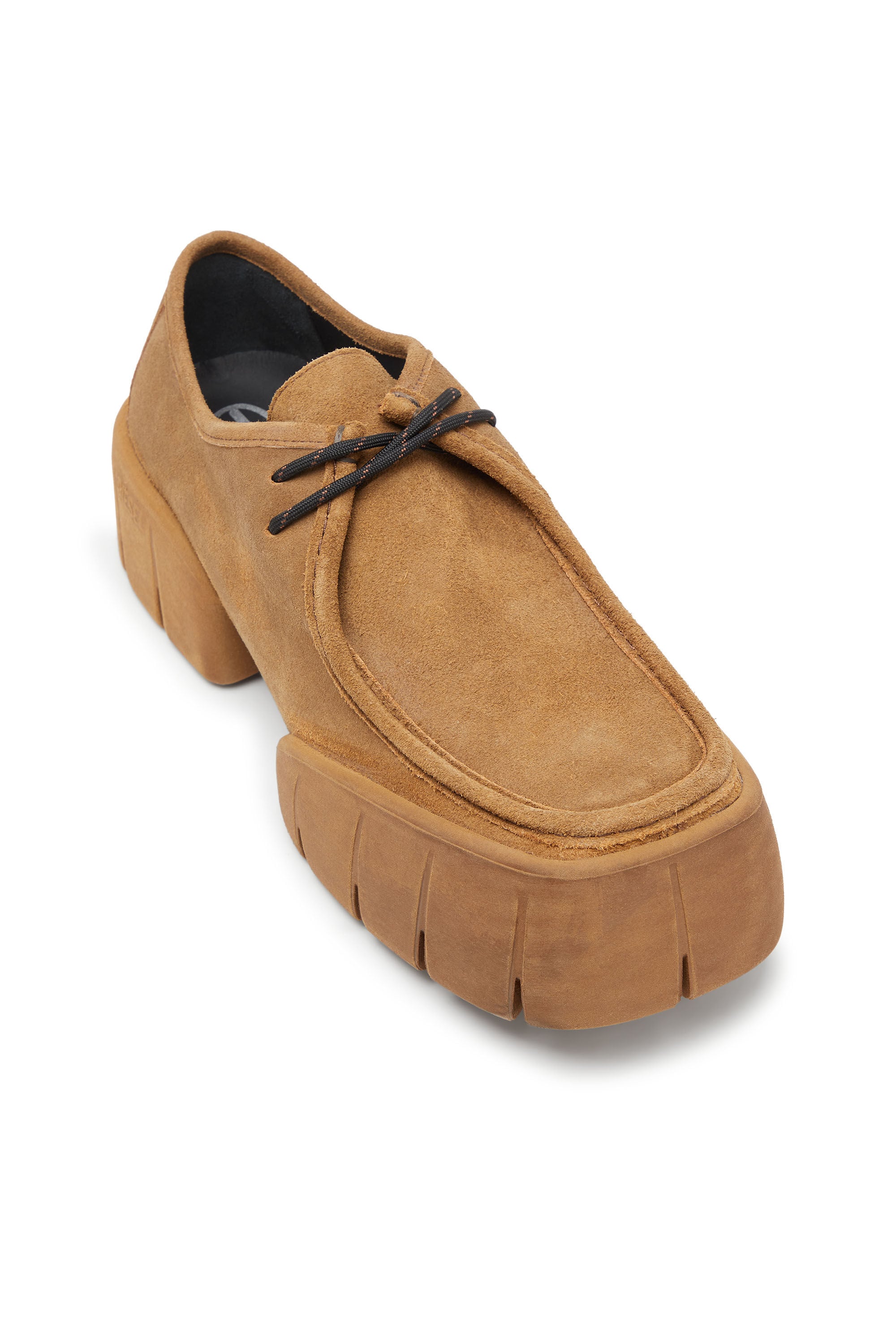 Men's D-Tex-Moccasin-style shoes in waxed suede | Brown | Diesel TR
