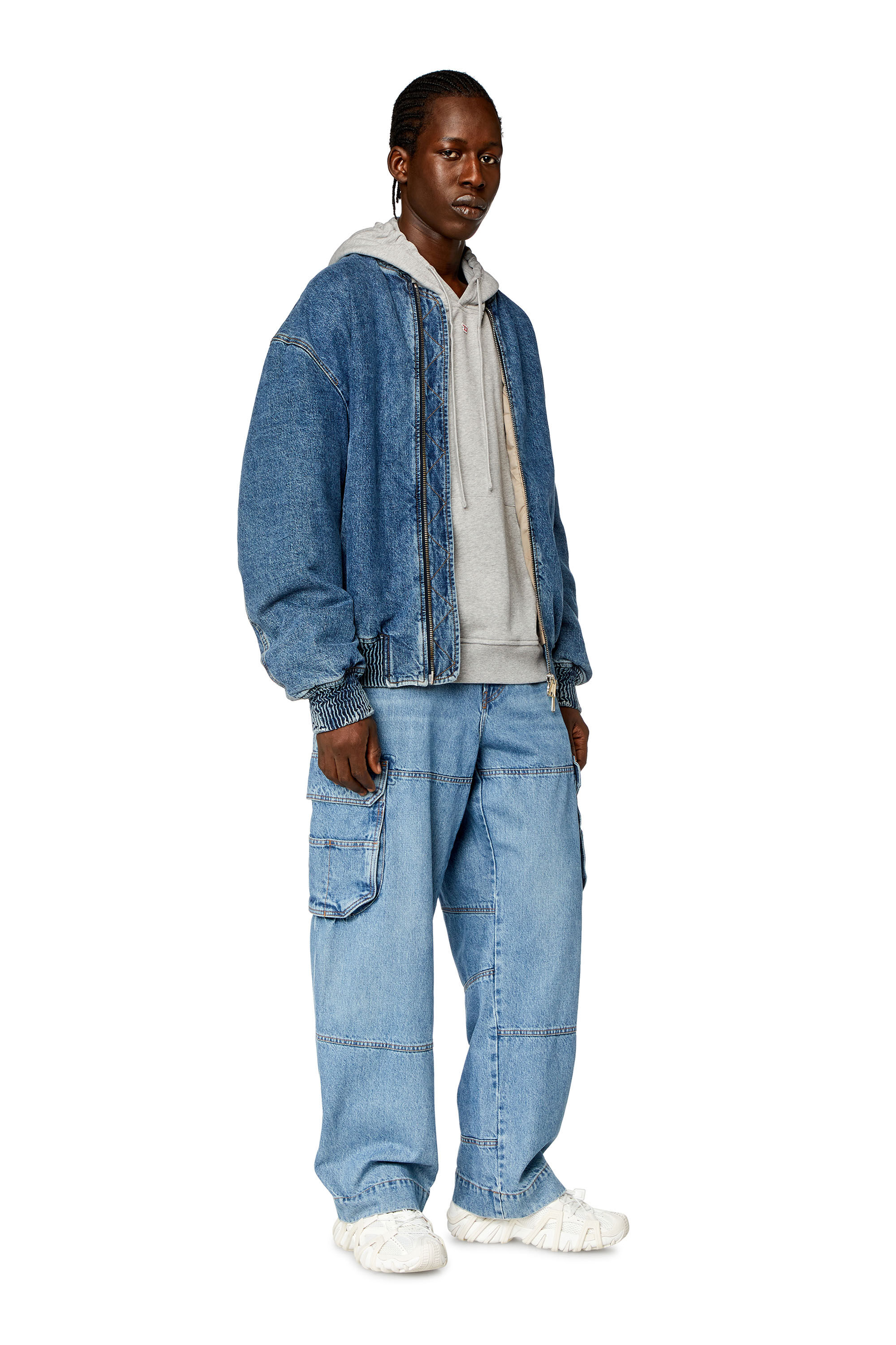 Men's Straight Jeans | Light blue | Diesel D-Fish