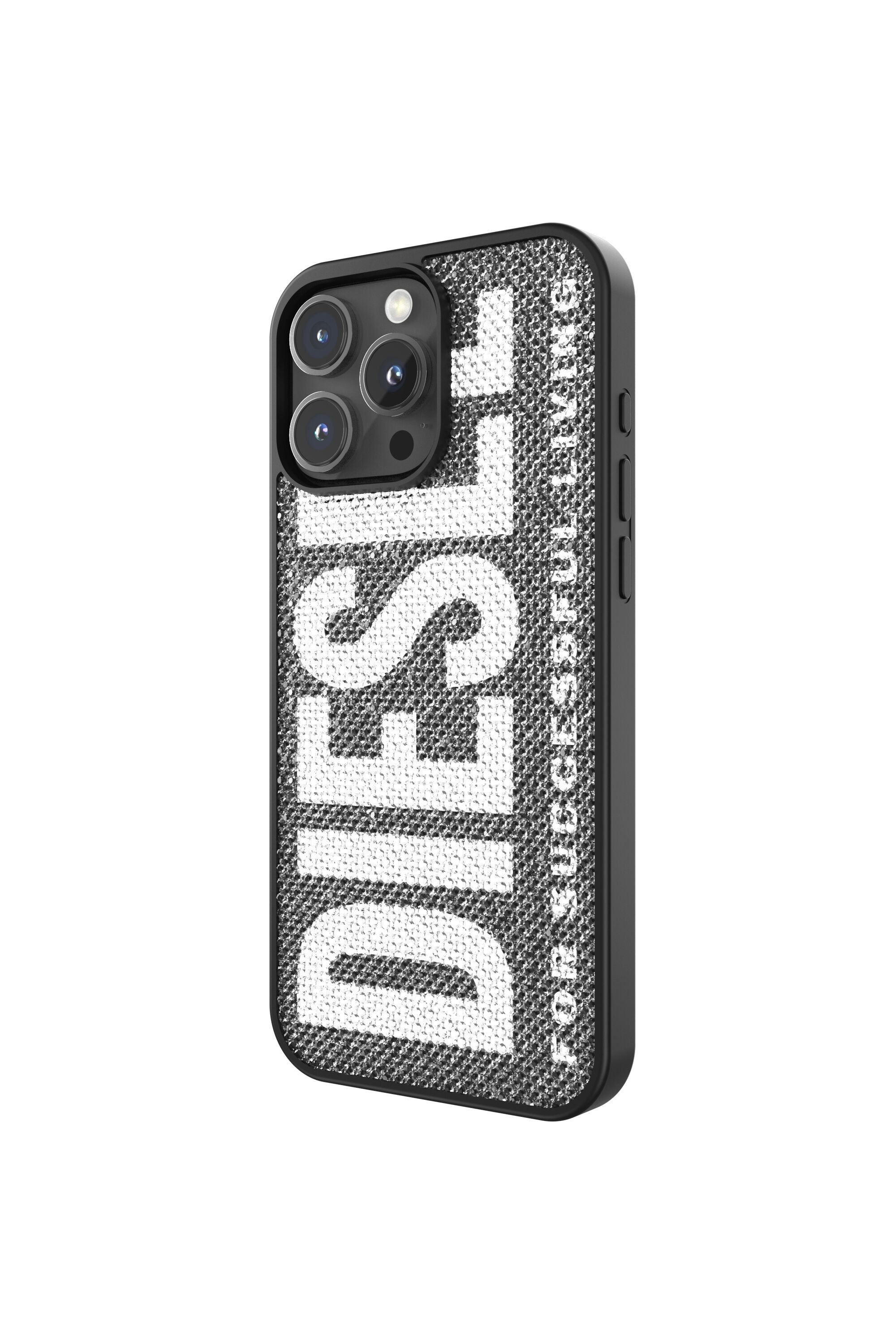 Women's Swarovski Crystal Case for iP 16 Pro Max | Black | Diesel