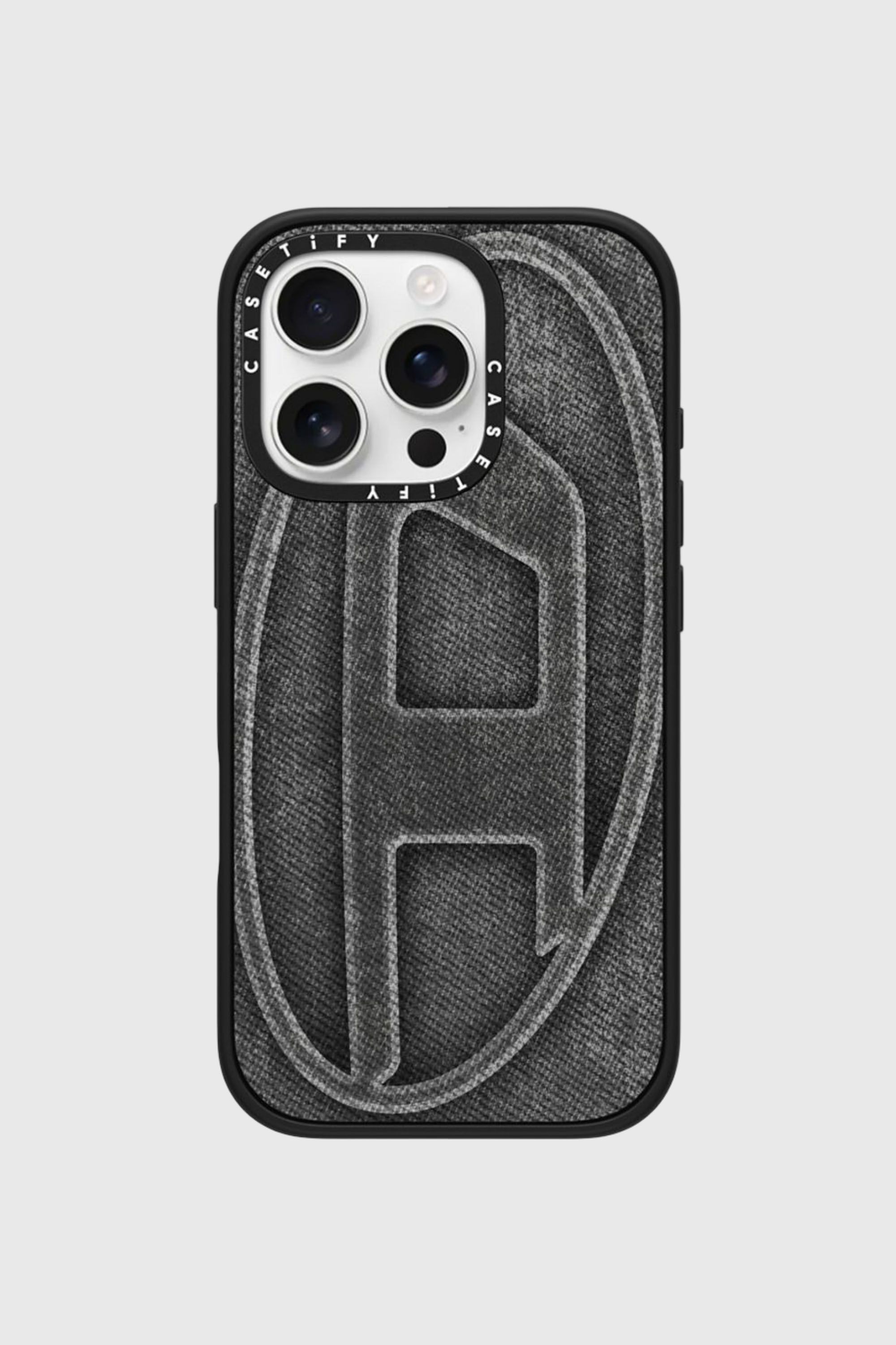 Women's Oval D impact case for iPhone 16 Pro | Black | Diesel