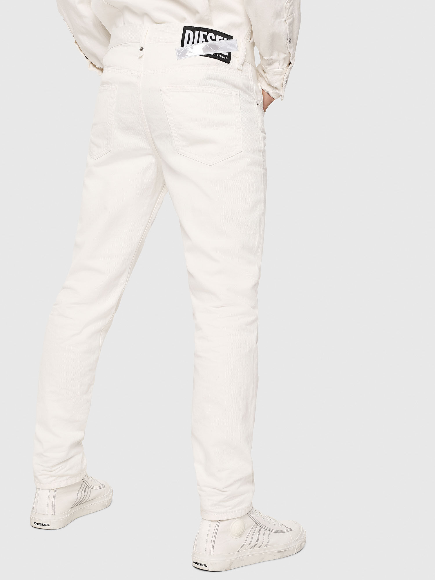 diesel white jeans