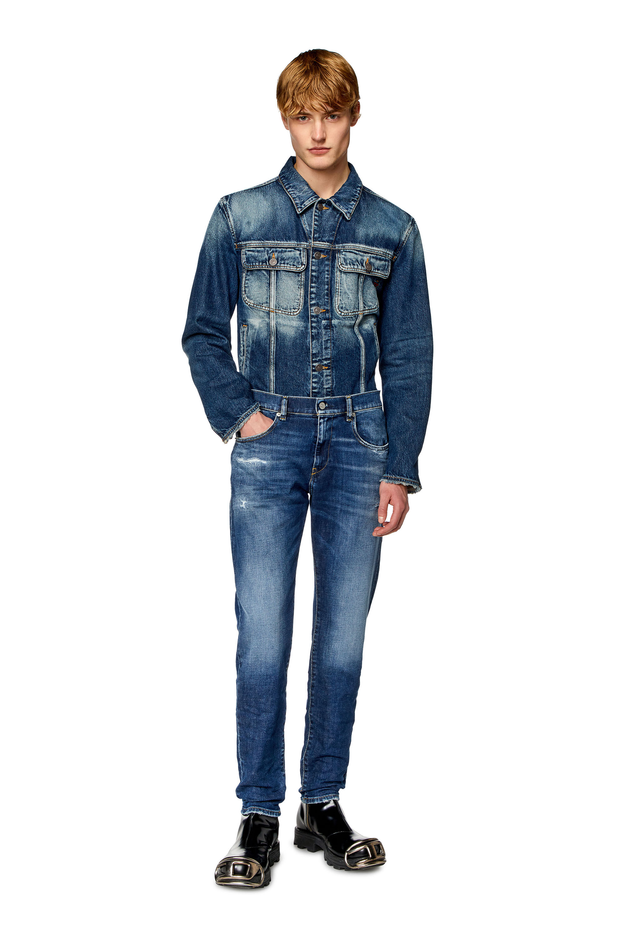 Men s Slim Jeans Light blue Diesel 2019 D Strukt