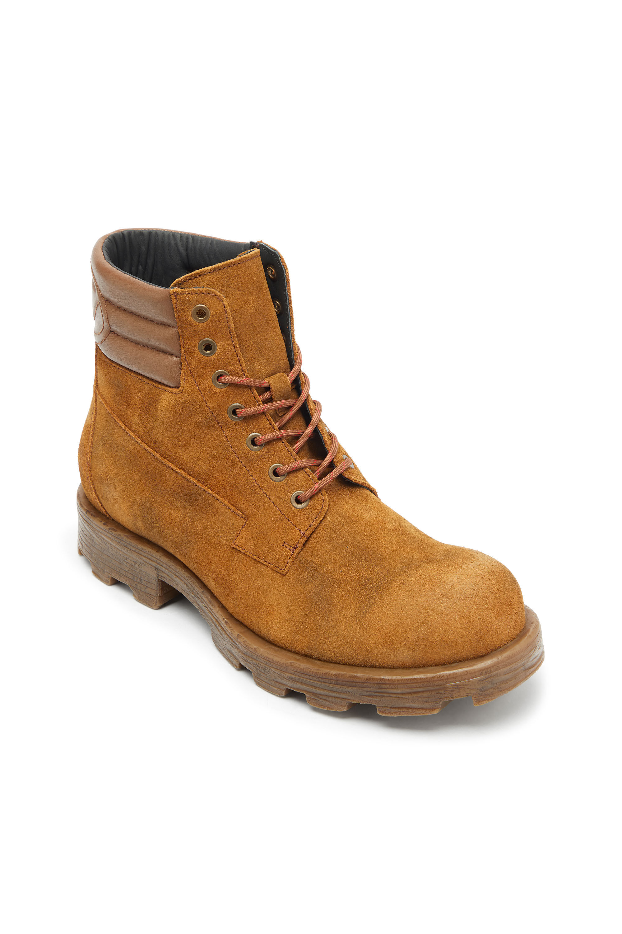 Diesel - D-HAMMER LACE UP, Man's D-Hammer - Combat boots in suede and leather in null - 6
