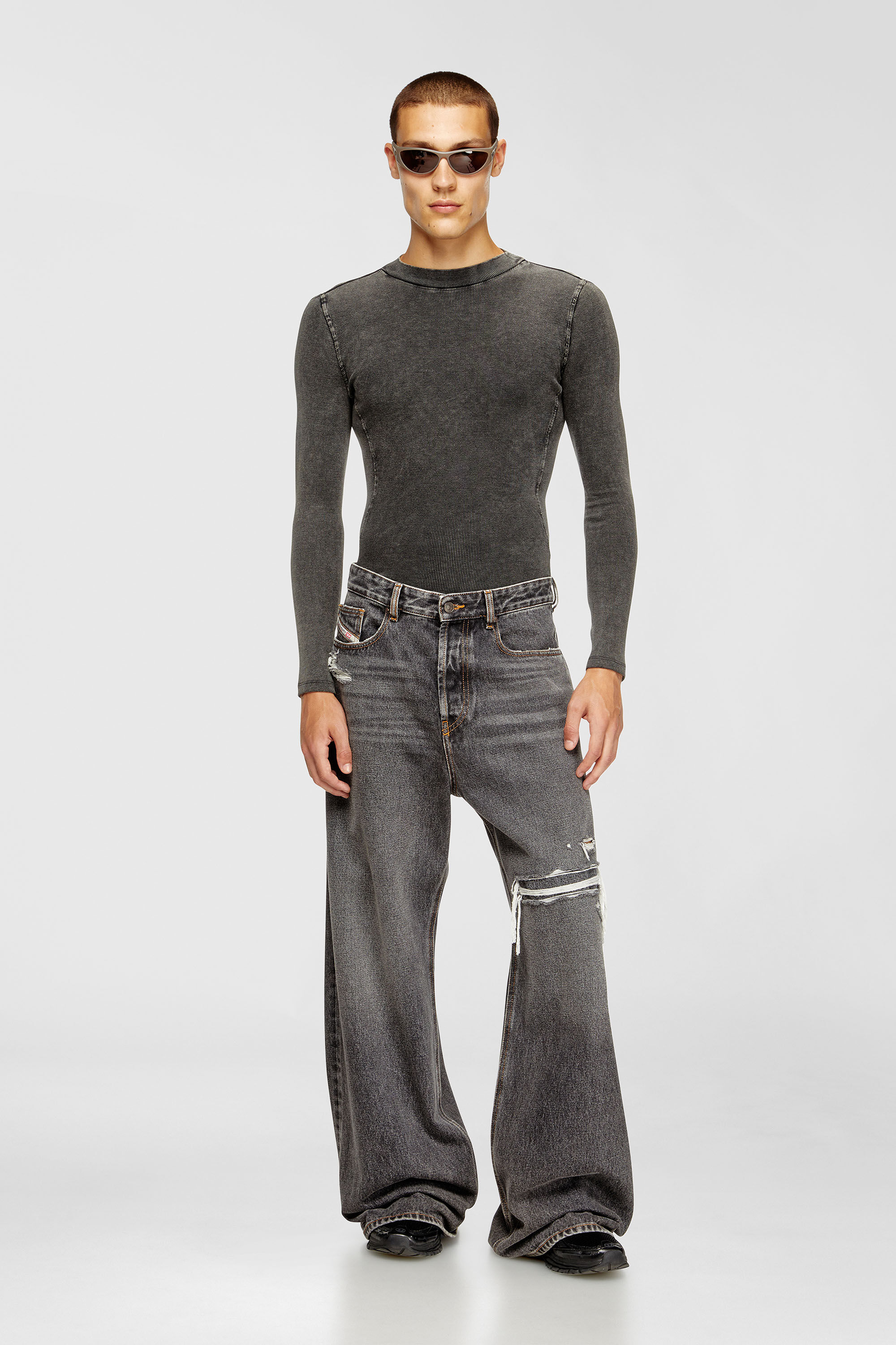 【美品】DIESEL D-Rise W28 L30 D-RISE Man: Oversized Regular Black/Dark grey Jeans | Diesel