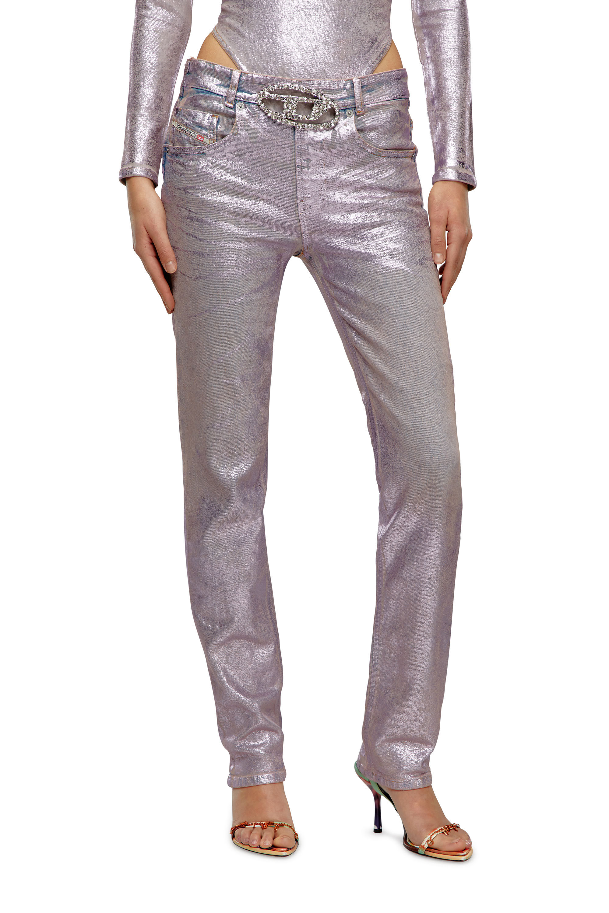 Women's Straight Foil Jeans | colored | Diesel 1989 D-Mine