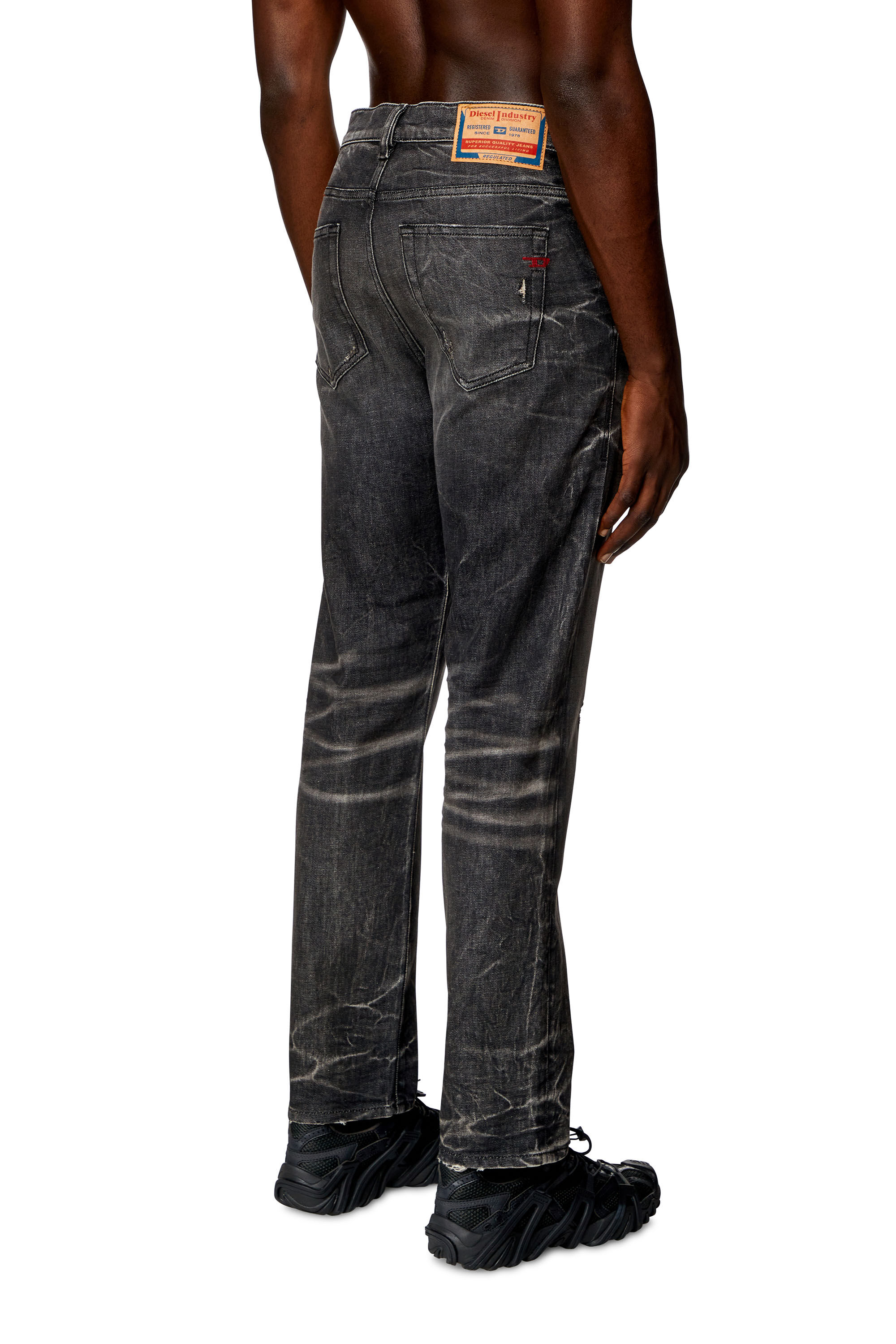 Men's Regular Jeans | Black/Dark grey | Diesel 2020 D-Viker
