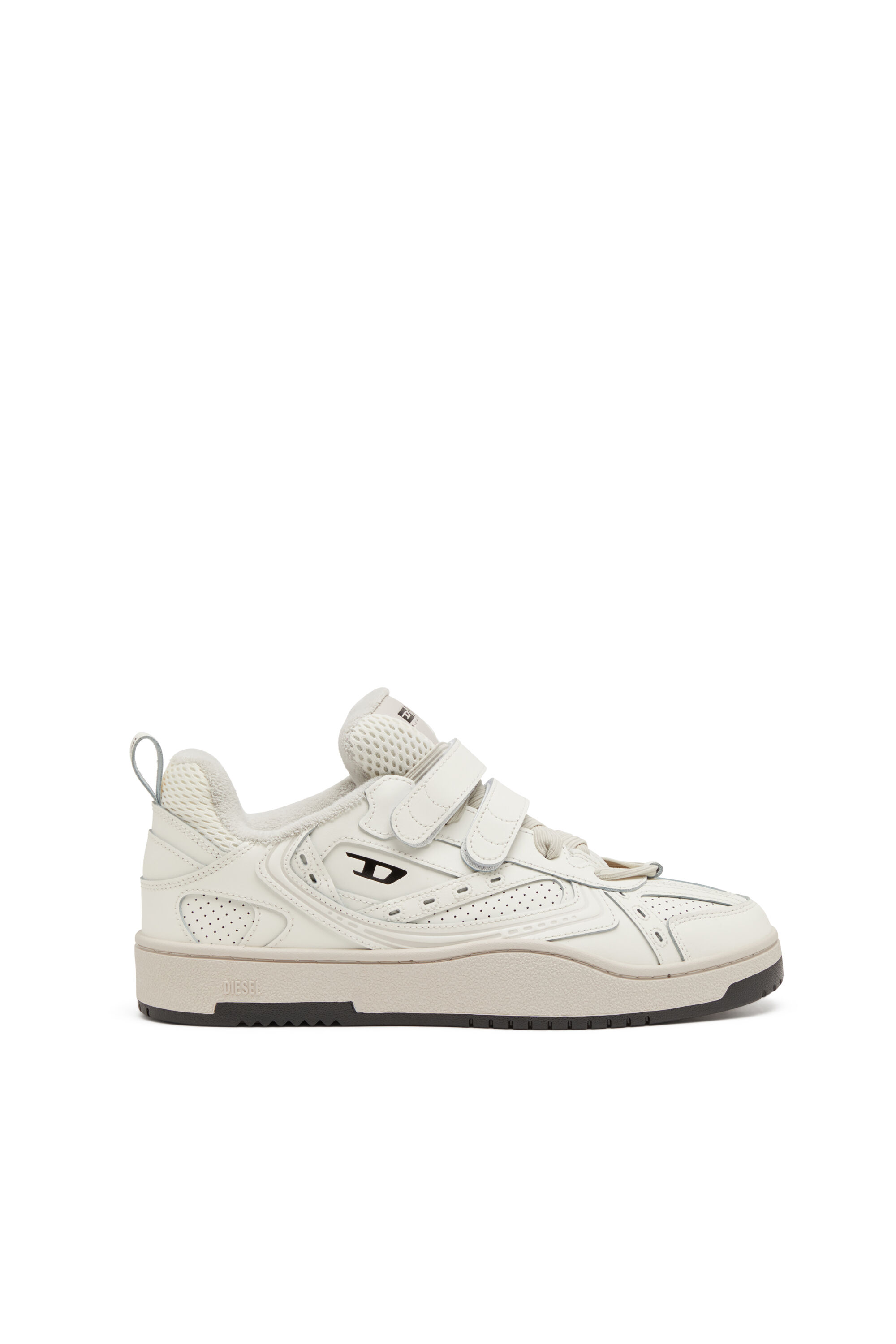 Men's S-Ukiyo-Monochrome sneaker with straps | White | Diesel