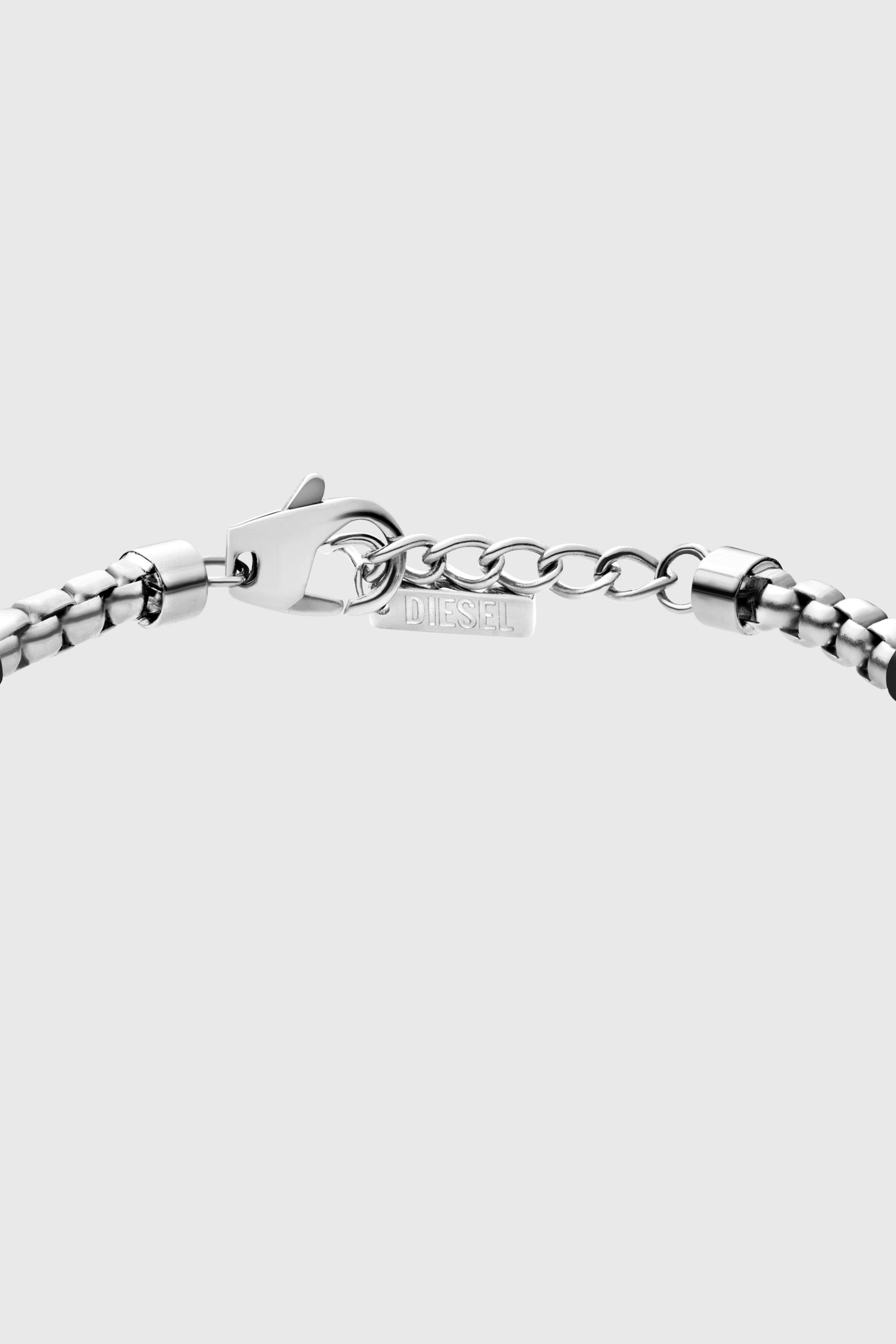 Women's Two-tone stainless steel chain bracelet | Silver | Diesel