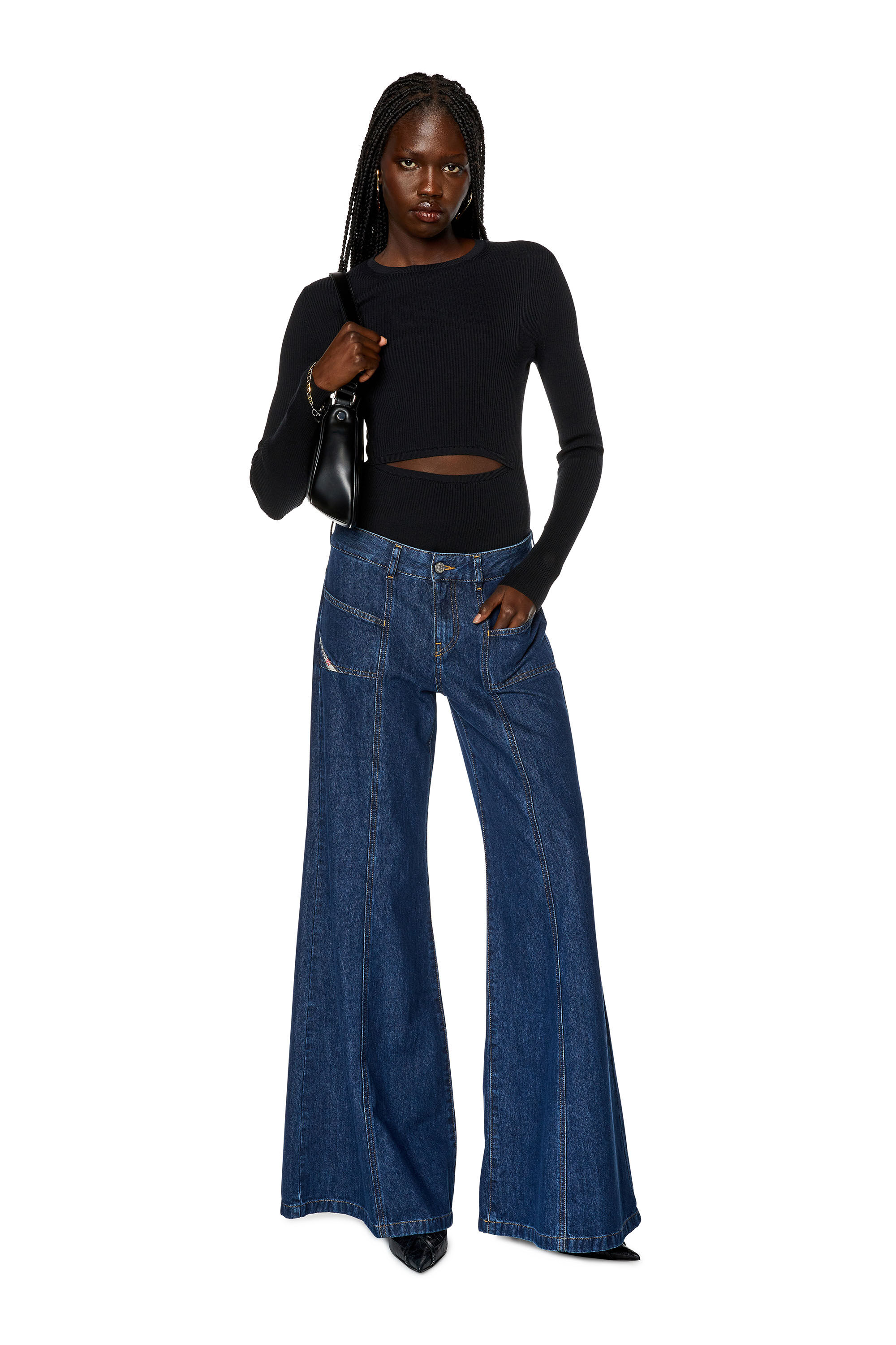 Women's Blue Bootcut & Flared Jeans