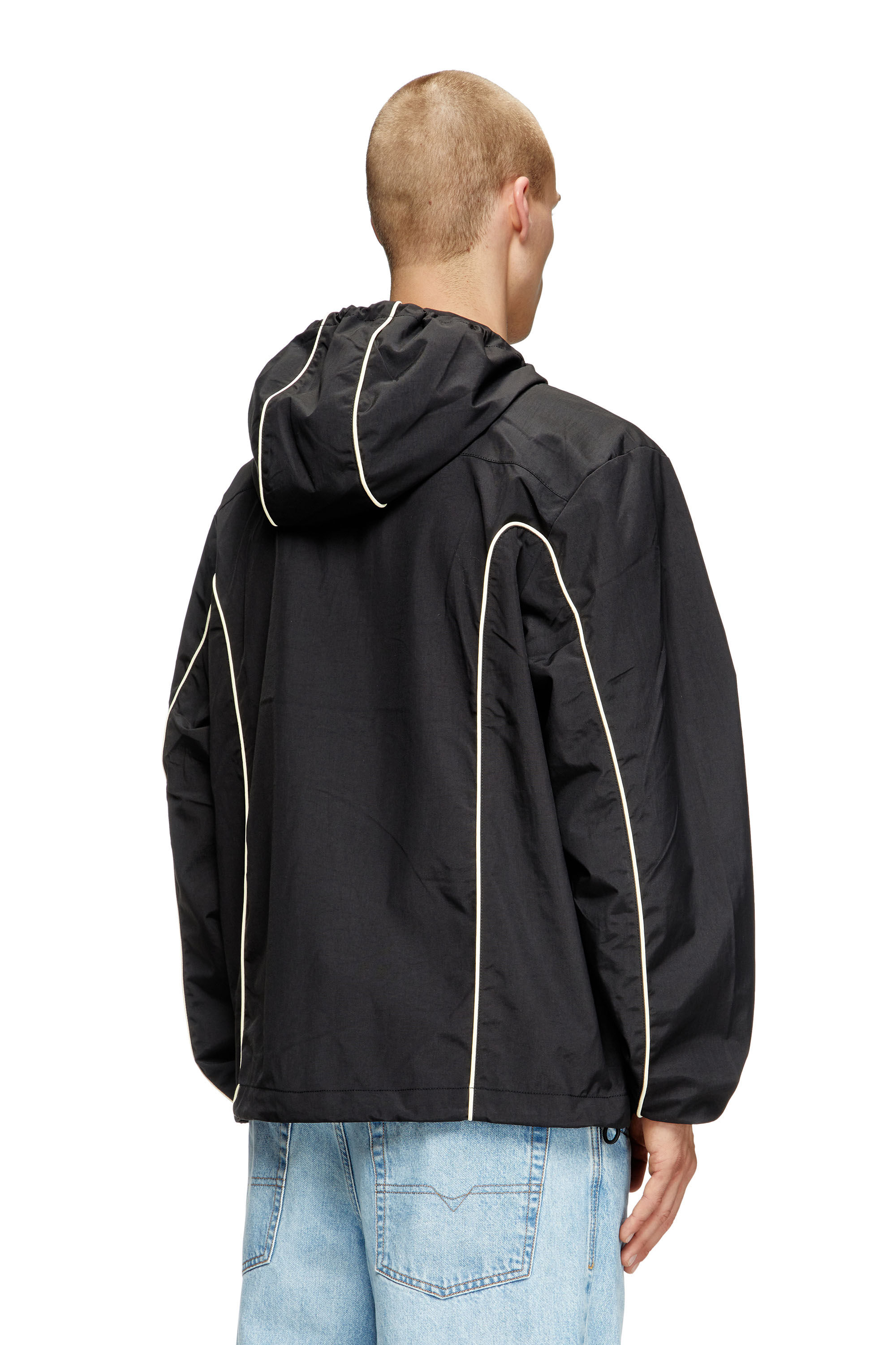 J-HIVES Man: Windbreaker Jacket with contrast piping | Diesel