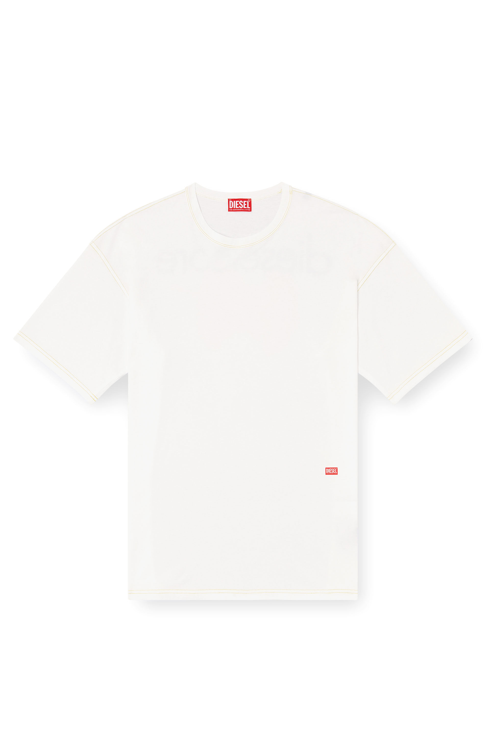 Diesel - T-BOXT-R18, Man's T-shirt with apple core print in White - 2