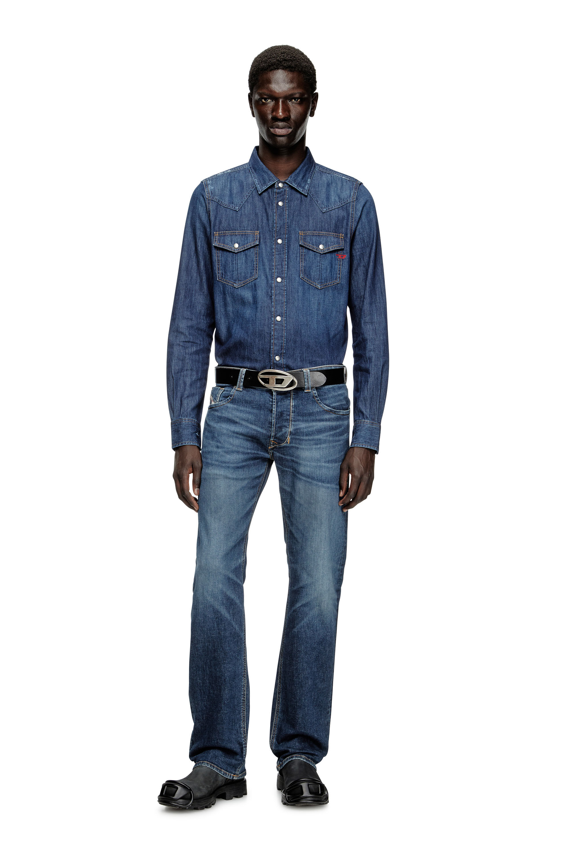 Men's Denim overshirt | Blue | Diesel