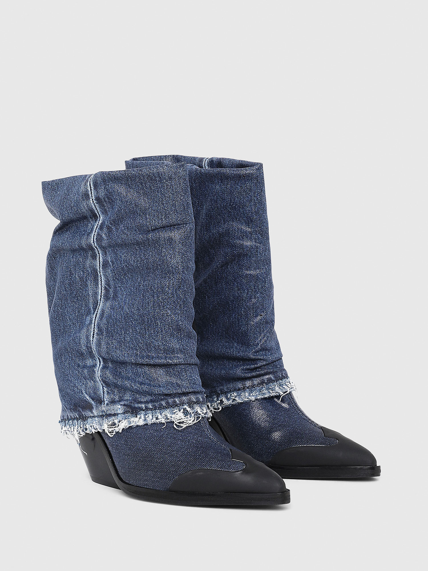 Diesel denim boots clearance