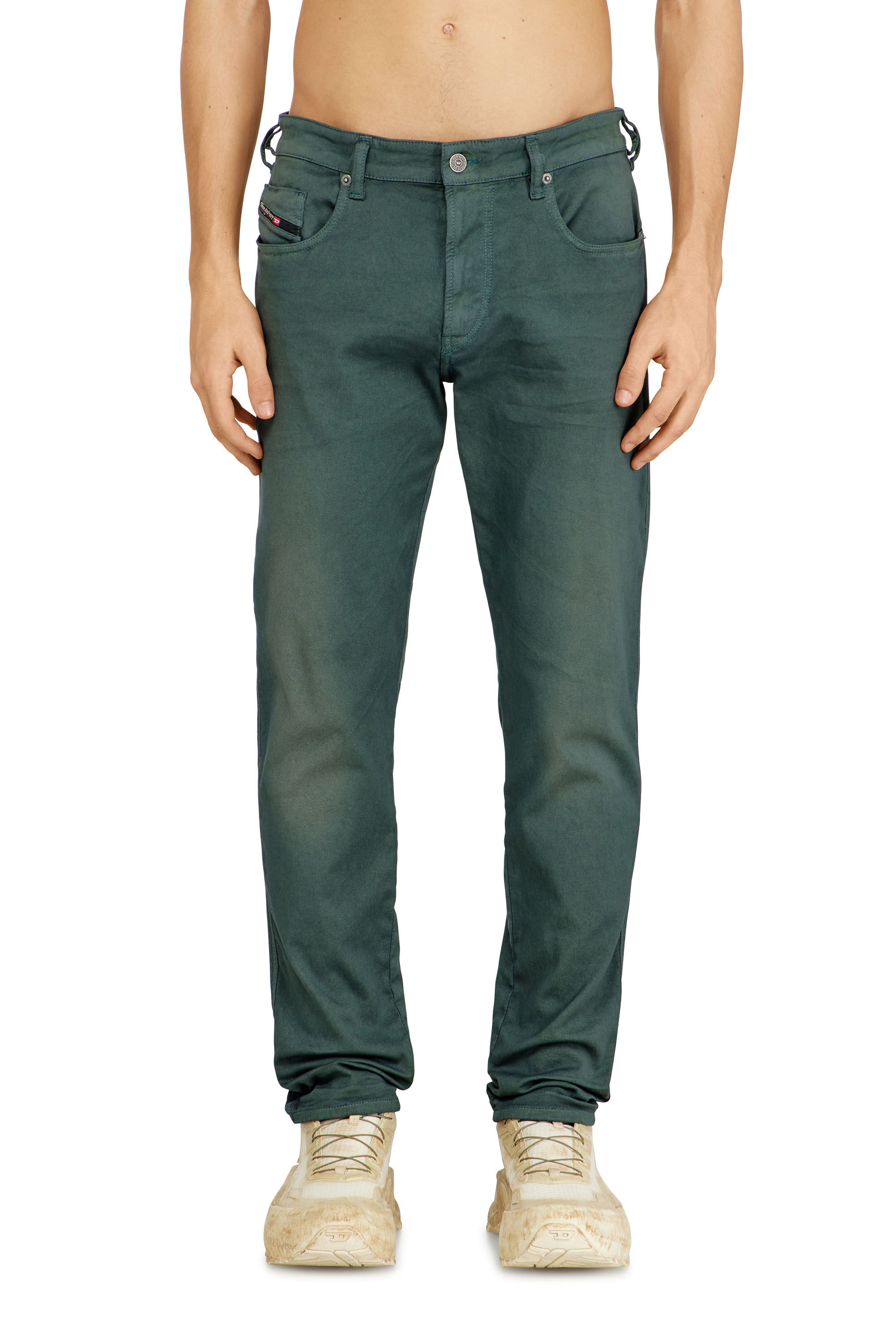 Diesel - Man's Slim 2062 D-Strukt Joggjeans&reg; 0670M, Dark Green - 3