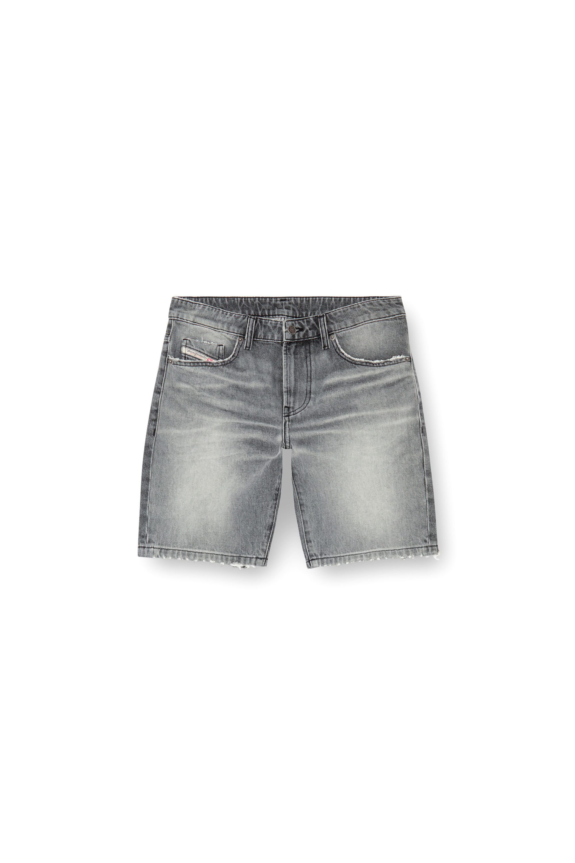 Men's Slim denim shorts | Grey | Diesel