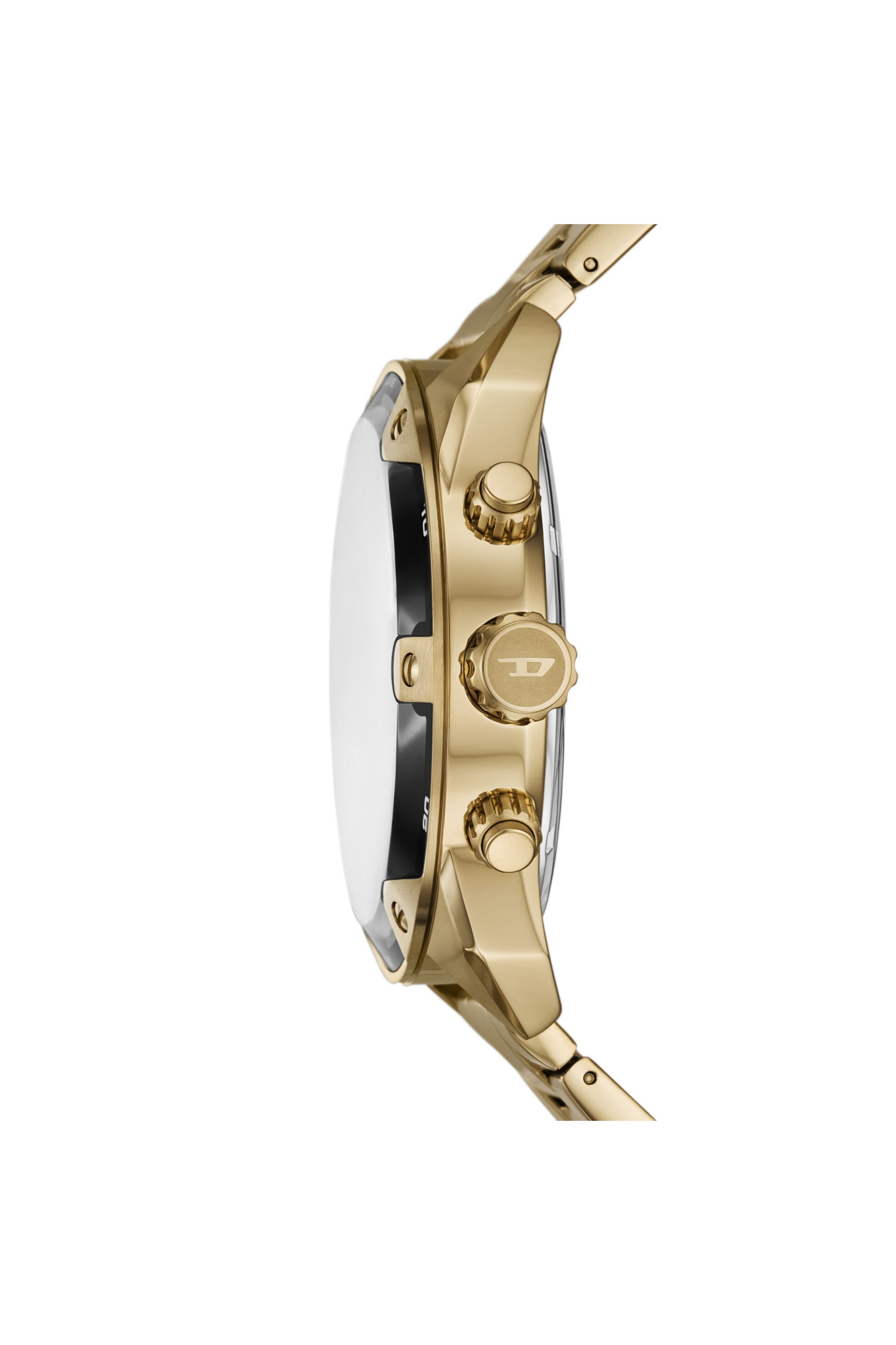 Men's Diesel Spiked Chronograph Gold-Tone Stainless Steel