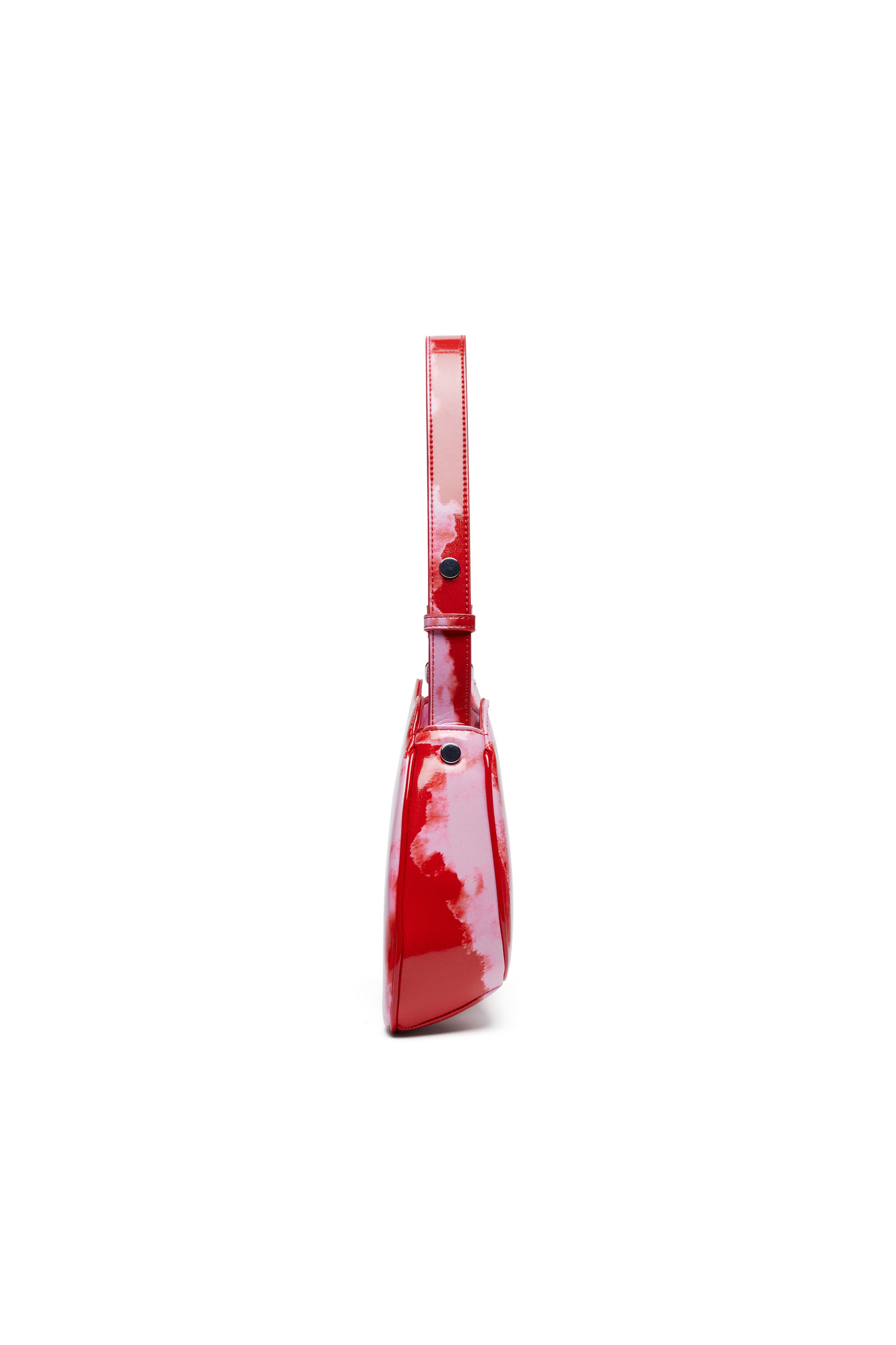 DIESEL ☆ Pouch in printed glossy PU レッド Women's Pouch in printed glossy PU | Red | Diesel