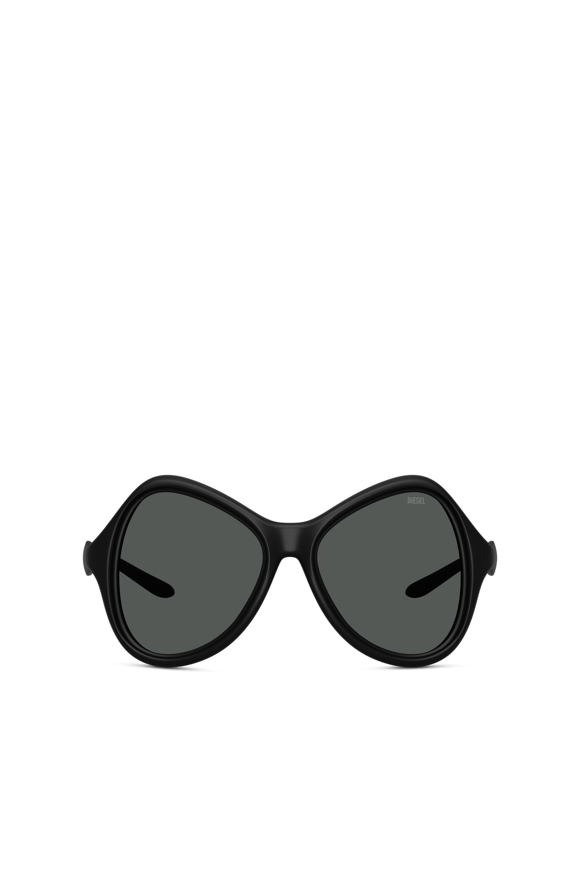 Diesel - 0DL3010U, Unisex's Cat-eye style sunglasses in Black - 1