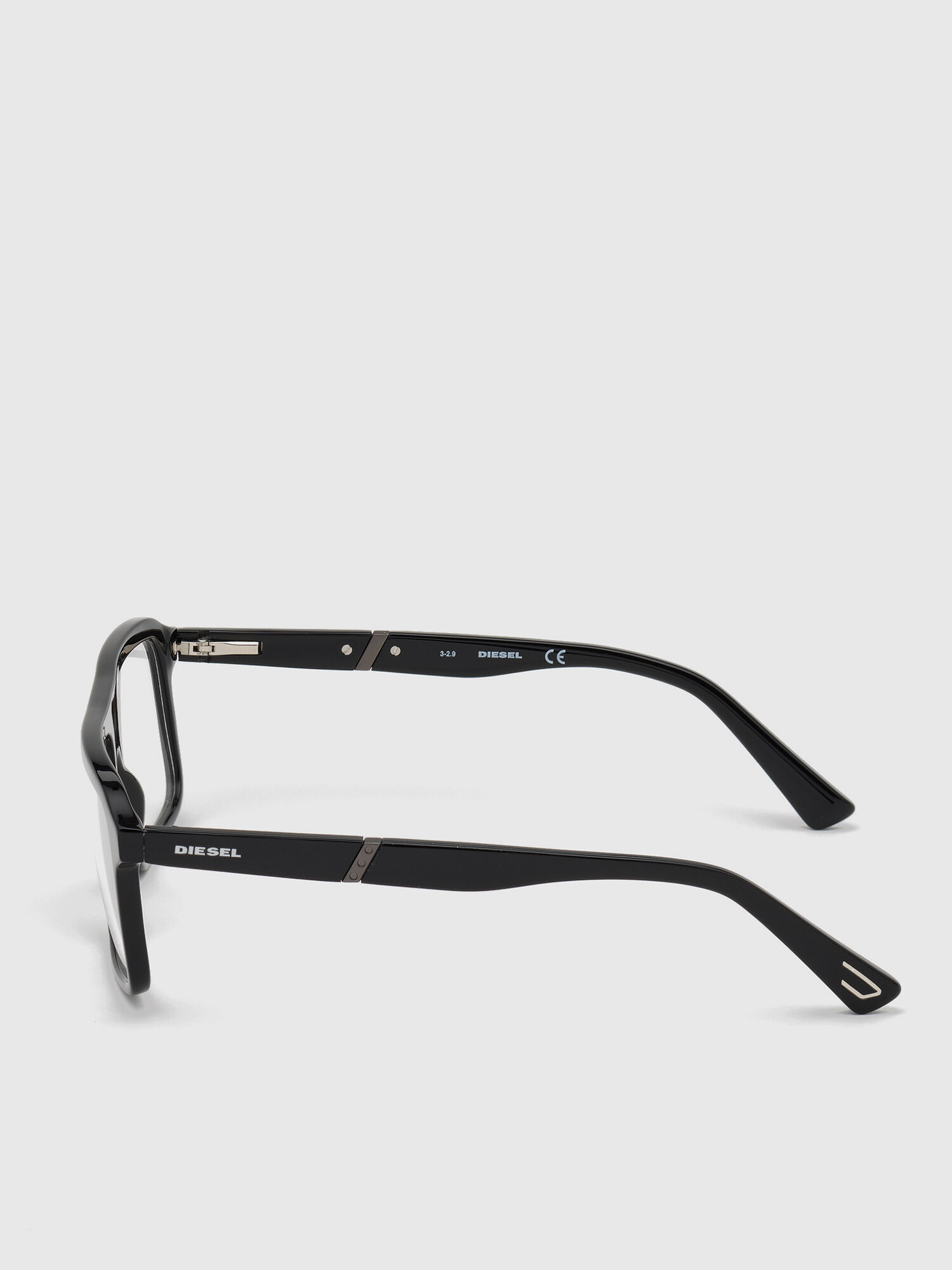 Diesel - DL5370, Man's Navigator glasses in acetate in Black - 3
