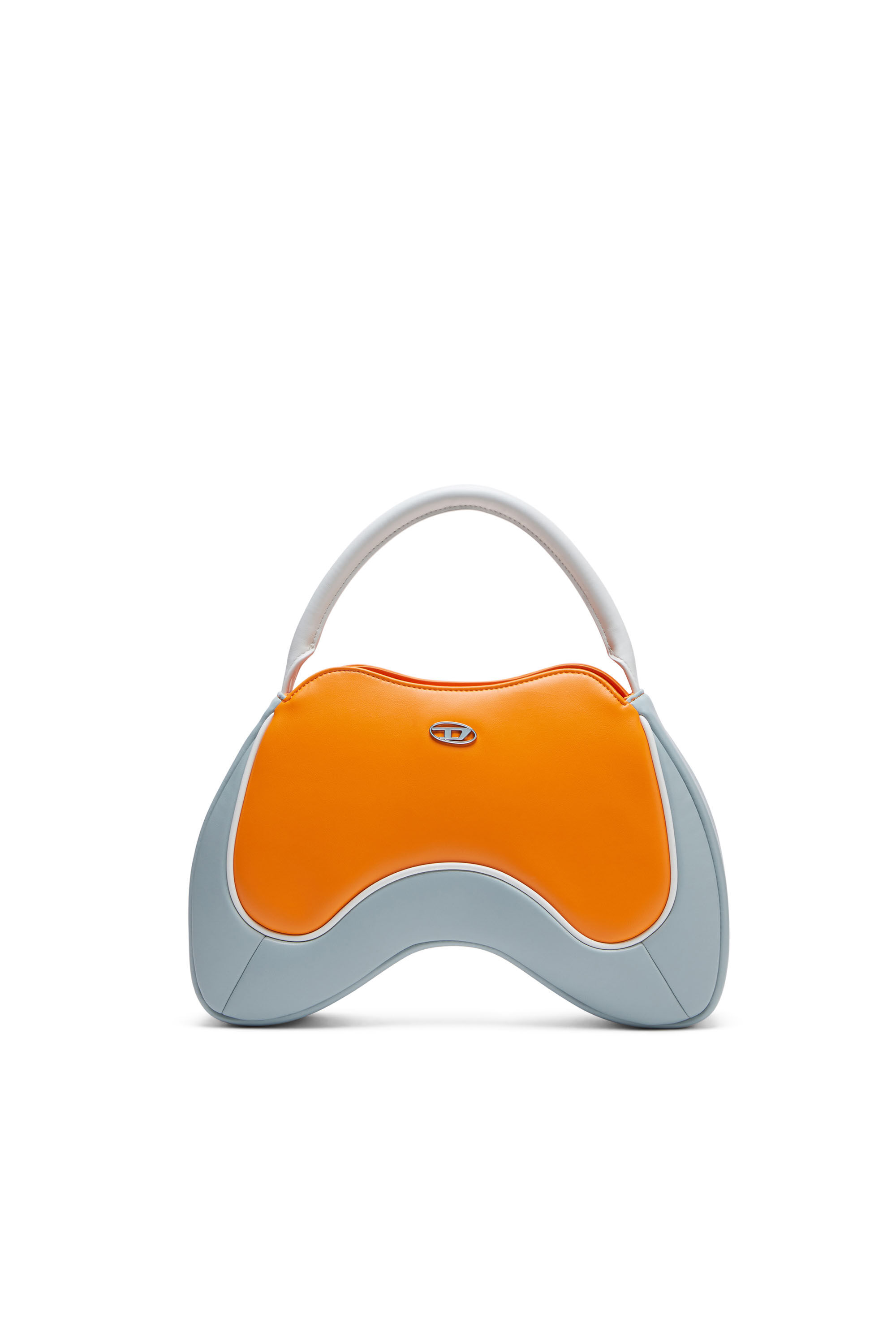 Orange top handle discount bag