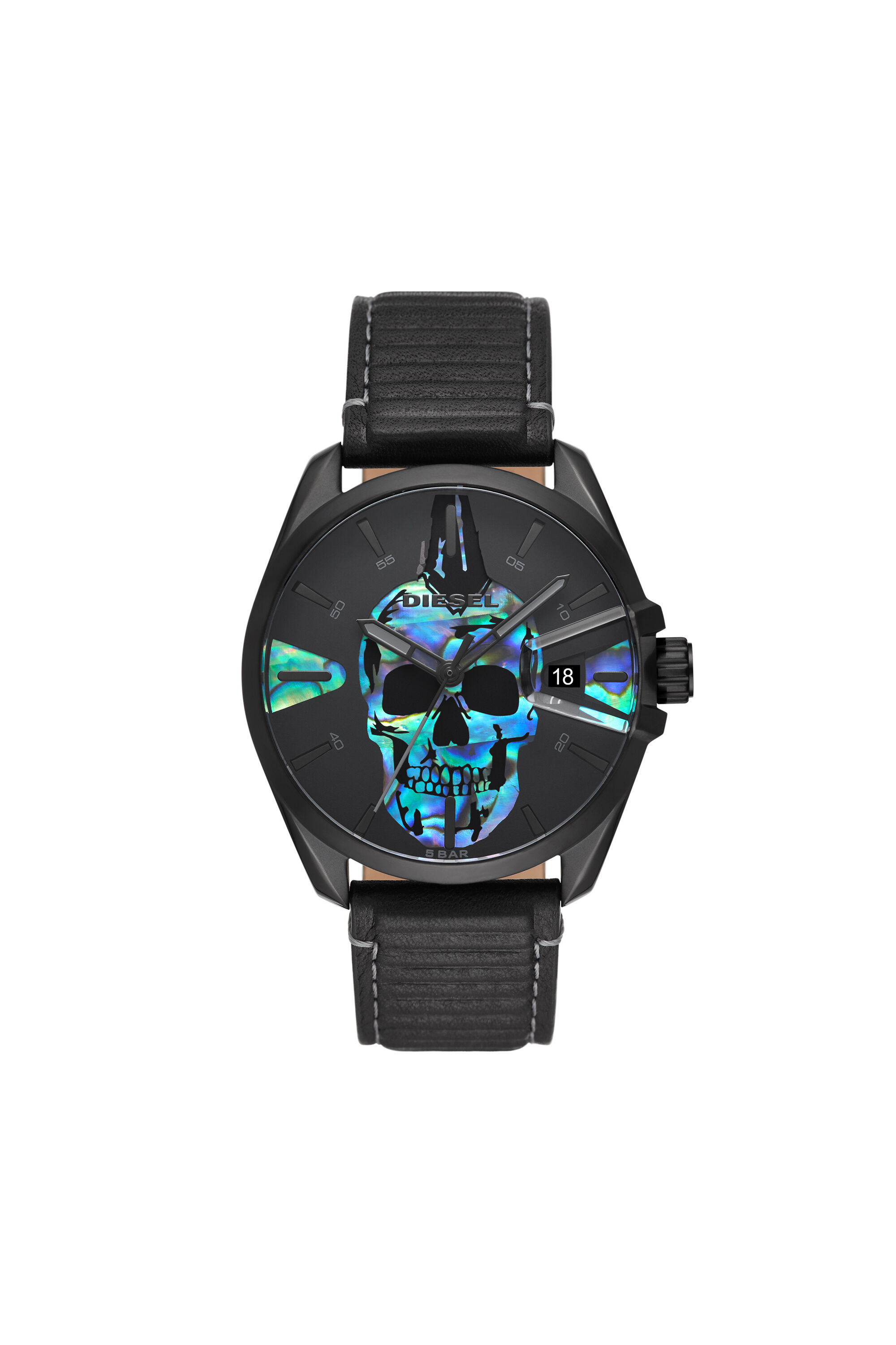 DZ1973 Man: MS9 Leather Watch | Diesel DZ1973 Man: MS9 Leather Watch | Diesel