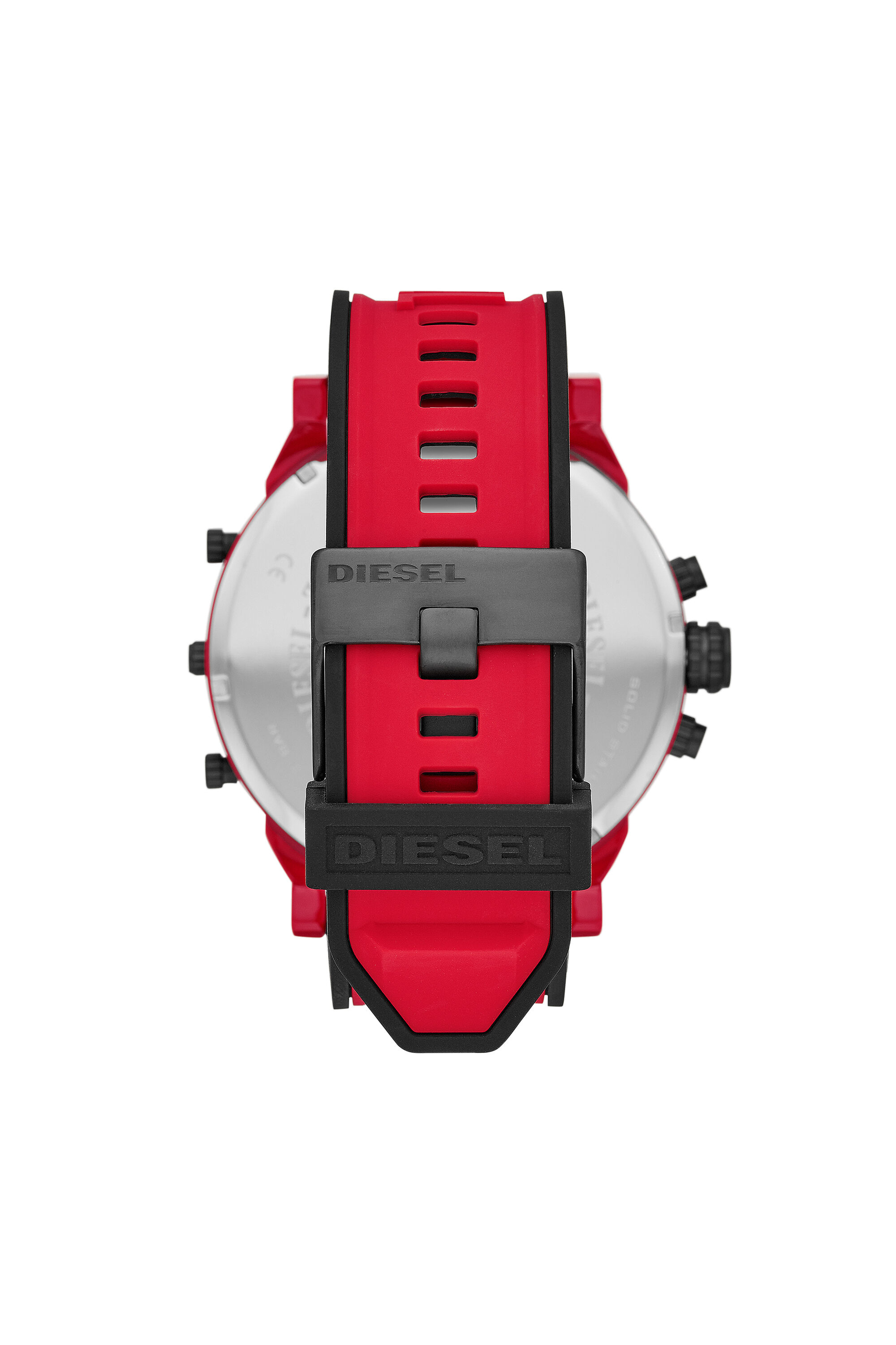 Dz7431 mr daddy 2.0 sale multifunction red silicone watch