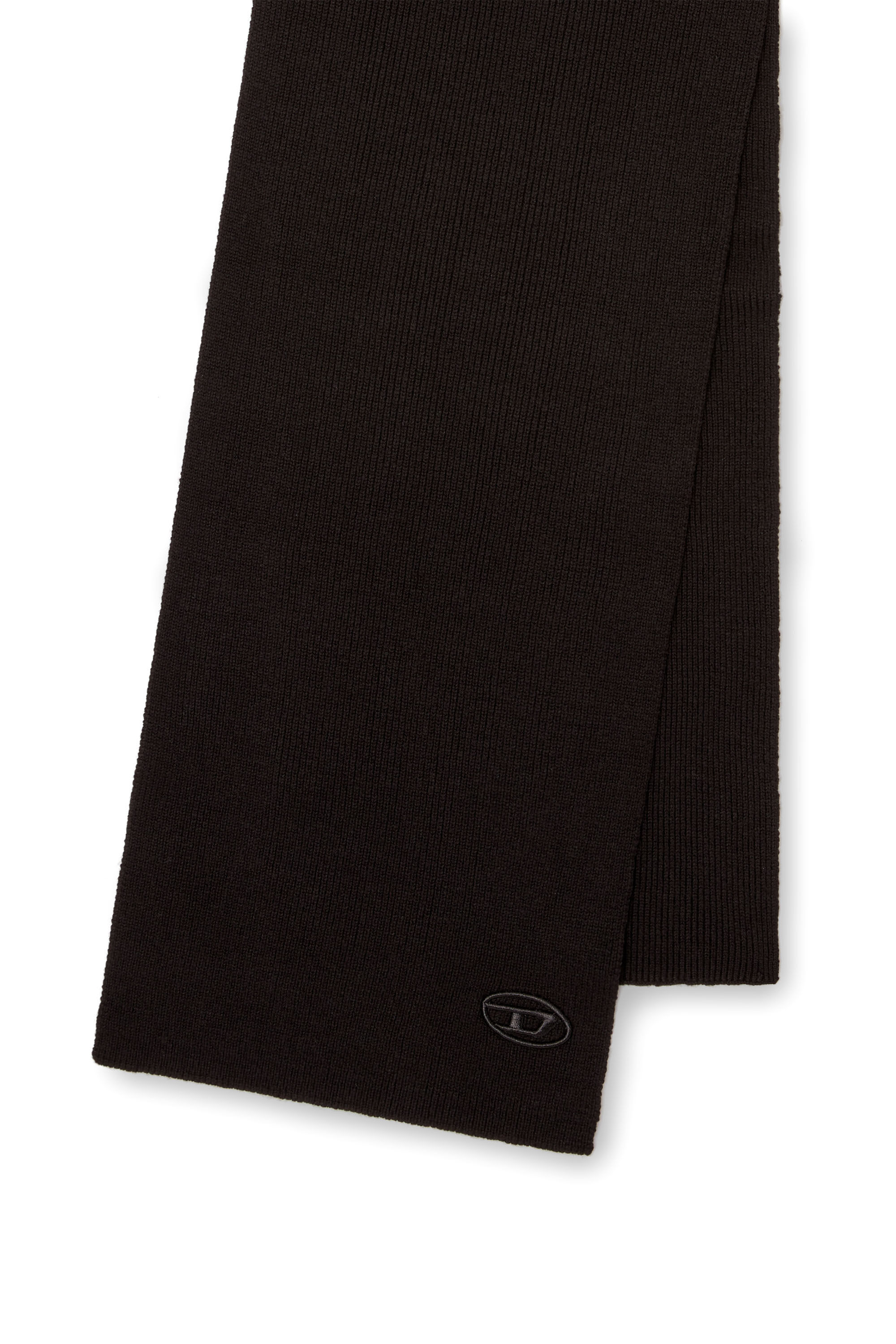 K-CODER SCARF: Ribbed wool-blend scarf | Diesel