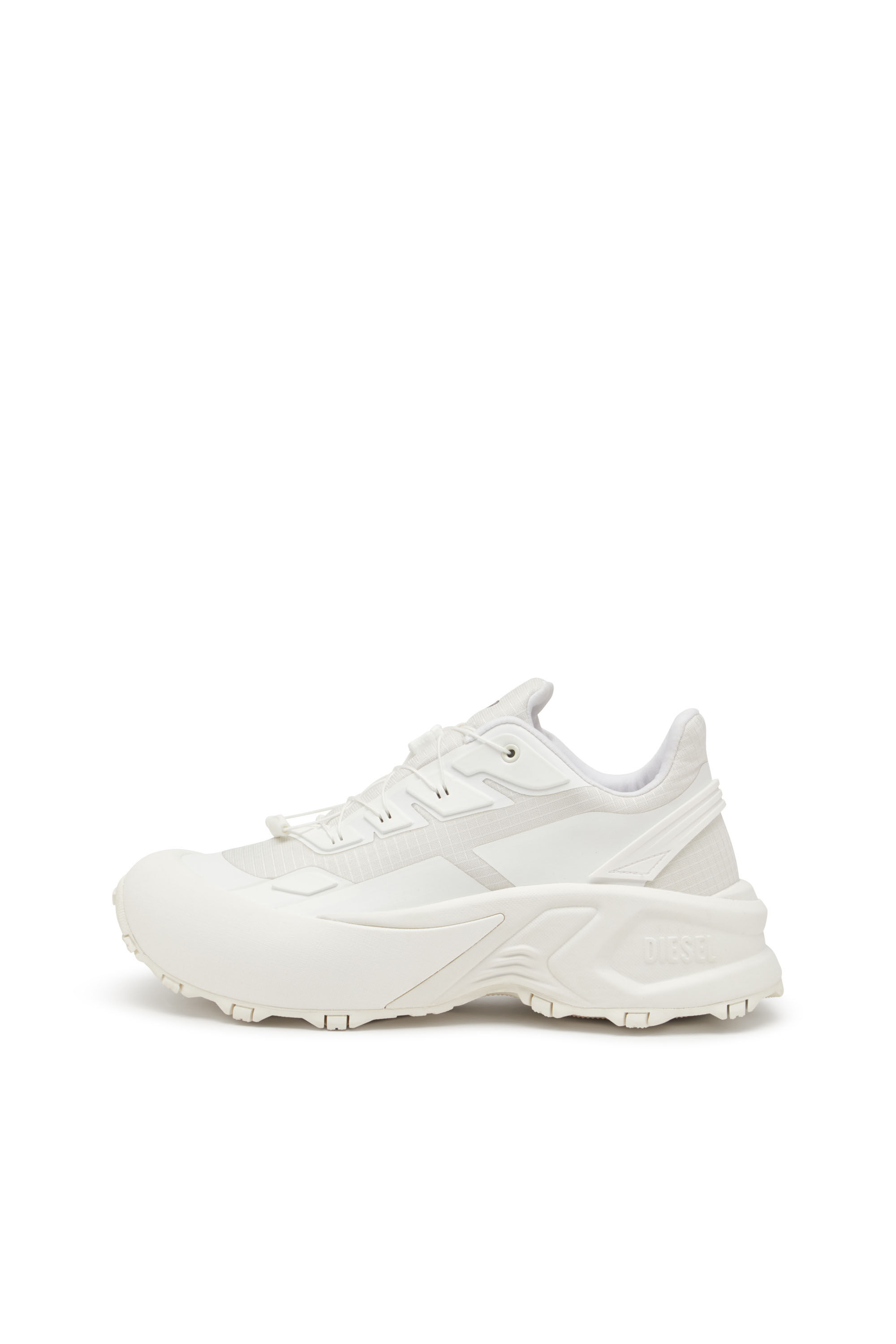 Men's D-Cage Runner-Sneakers in TPU-trimmed ripstop | White | Diesel