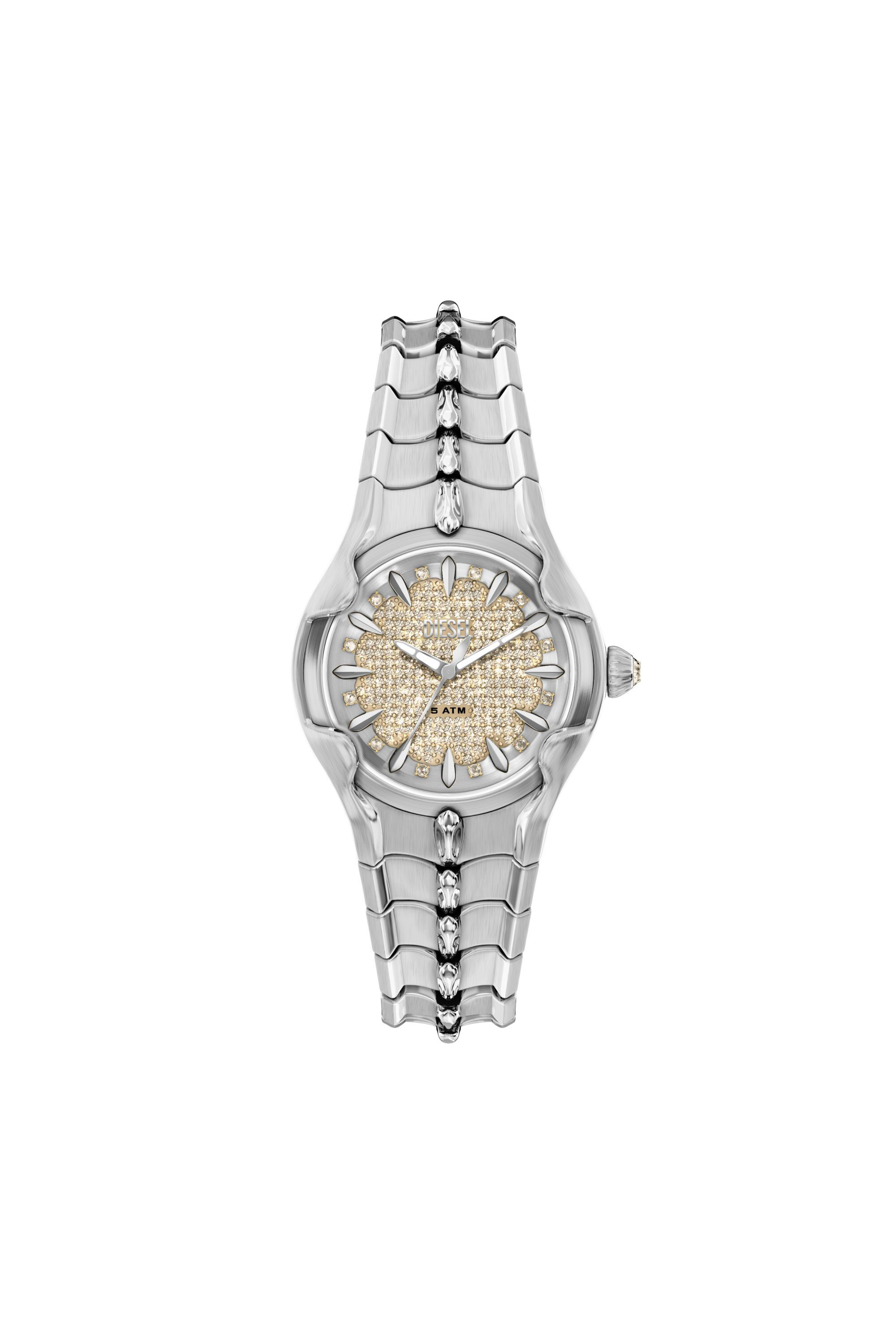 Men's Vert Stainless Steel Watch | Silver | Diesel